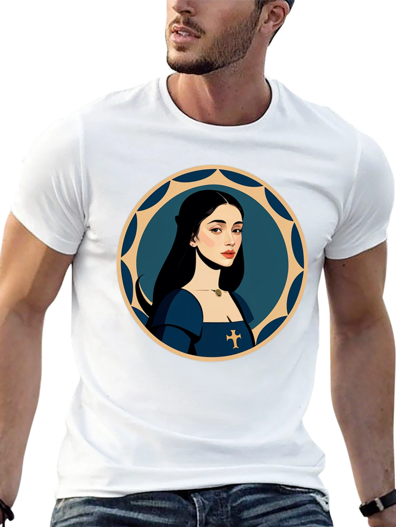Medieval Portrait T-Shirt - Classic Tee