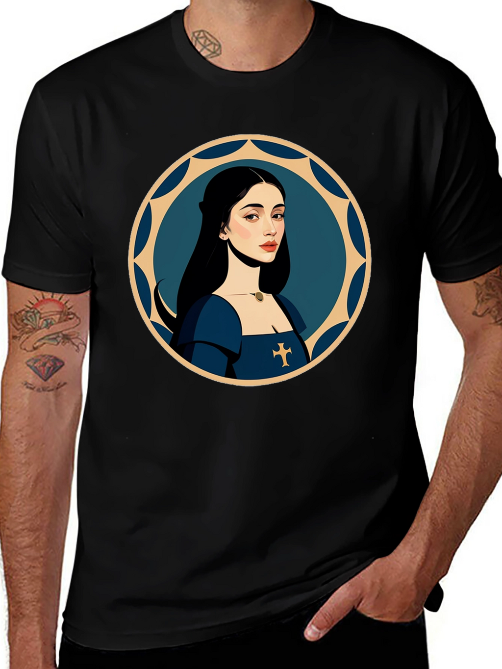 Medieval Portrait T-Shirt - Classic Tee