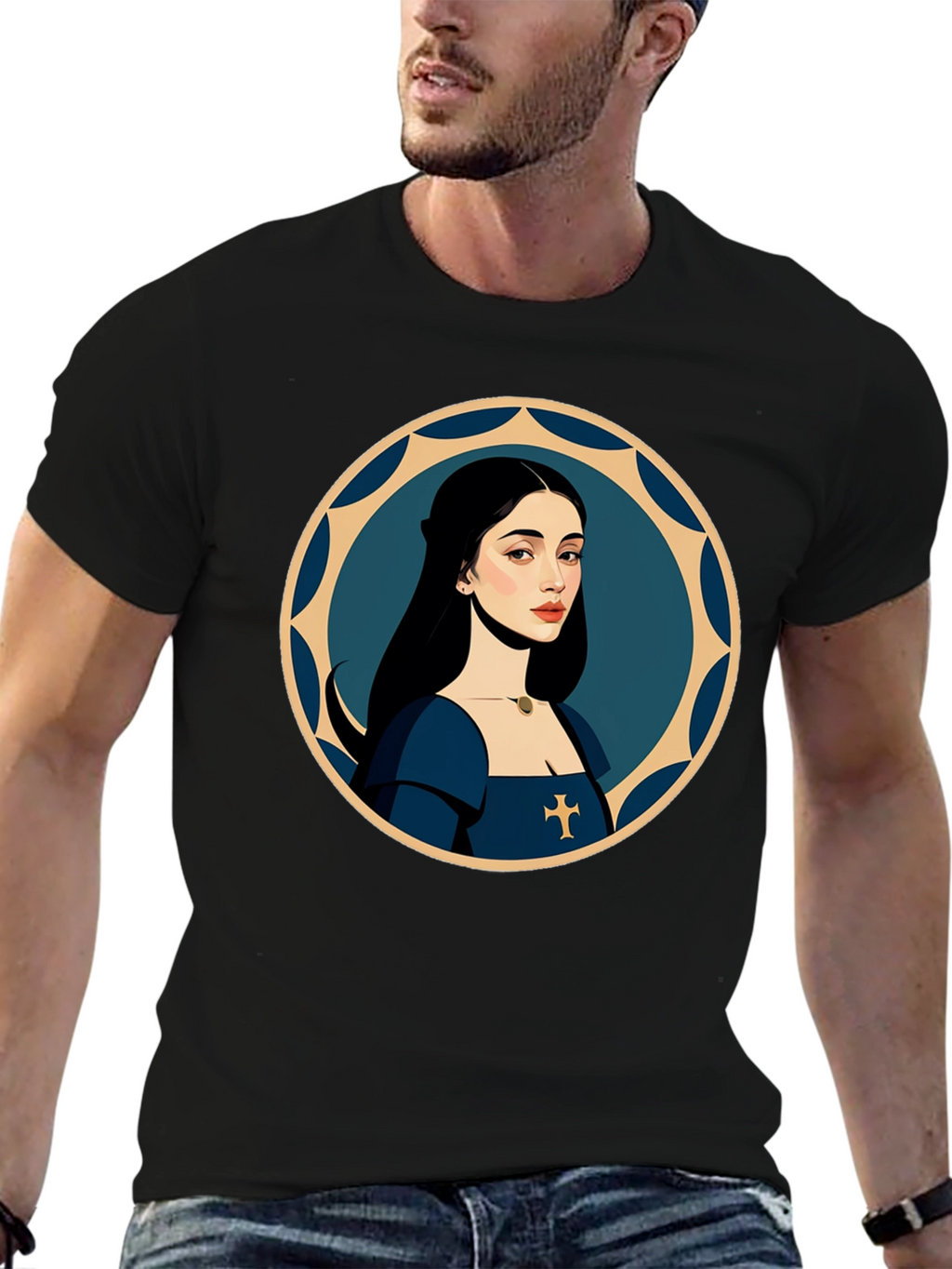 Medieval Portrait T-Shirt - Classic Tee