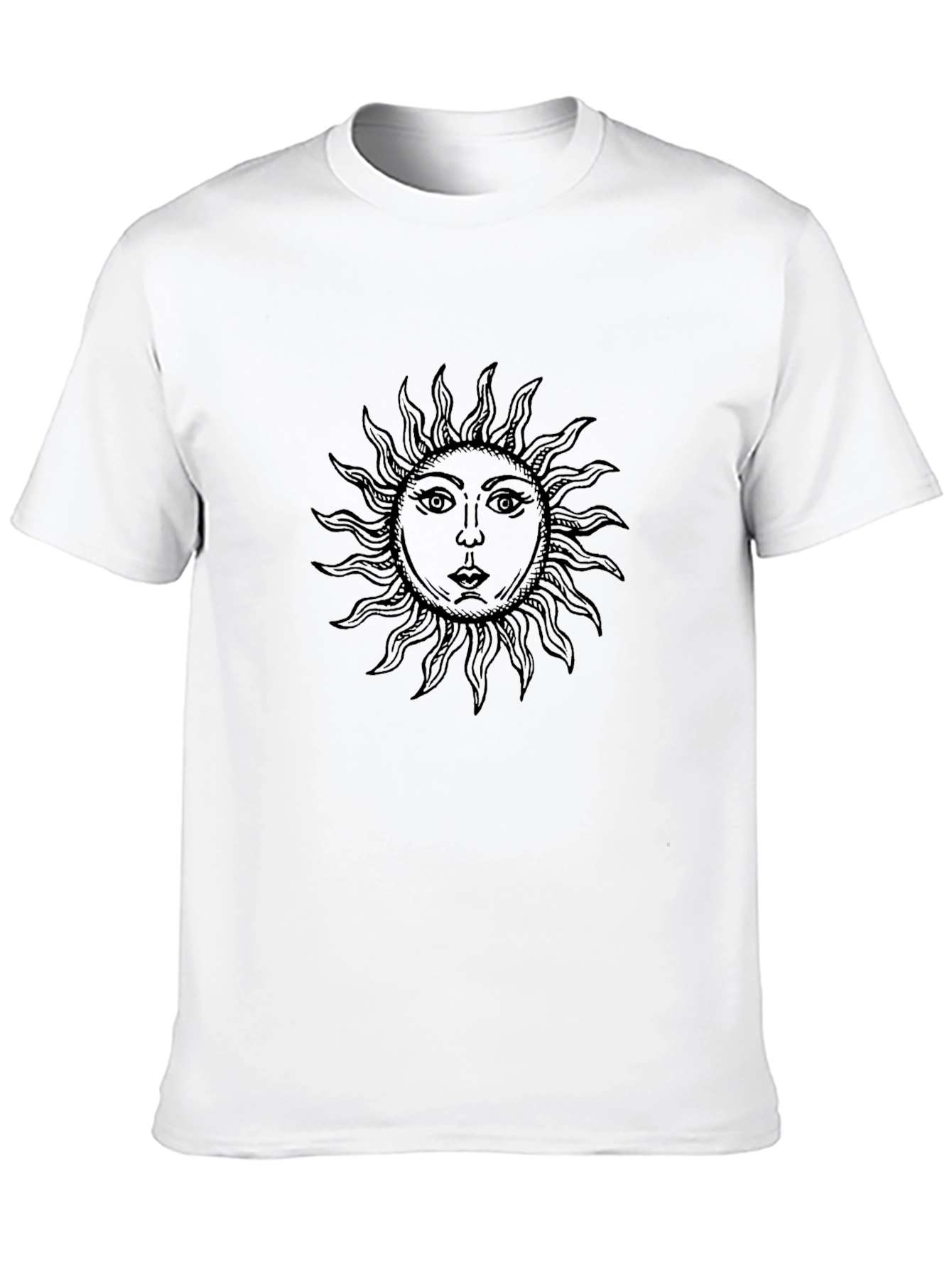 Sun Graphic Black T-Shirt