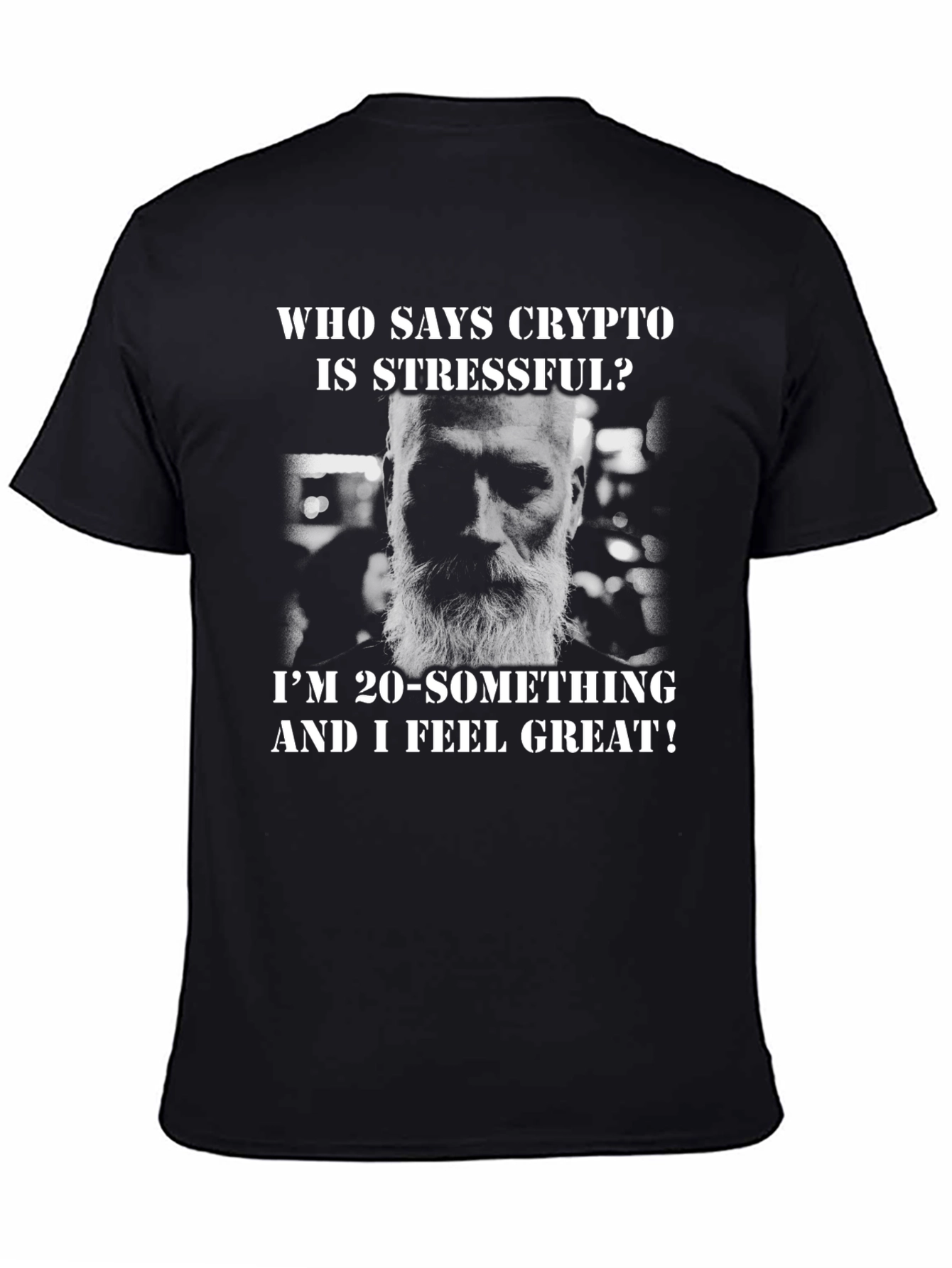 Crypto Stressful? Funny Graphic T-Shirt