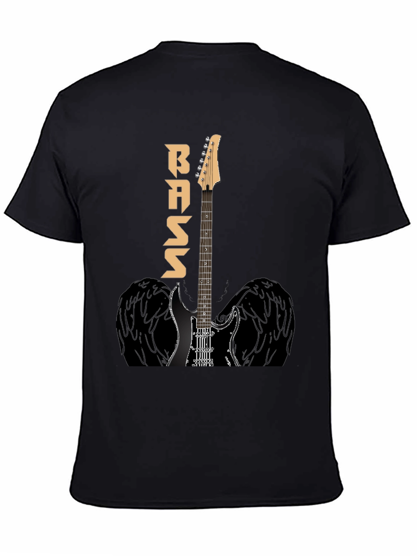 Bass Guitar Winged T-Shirt - Music Lover Tee