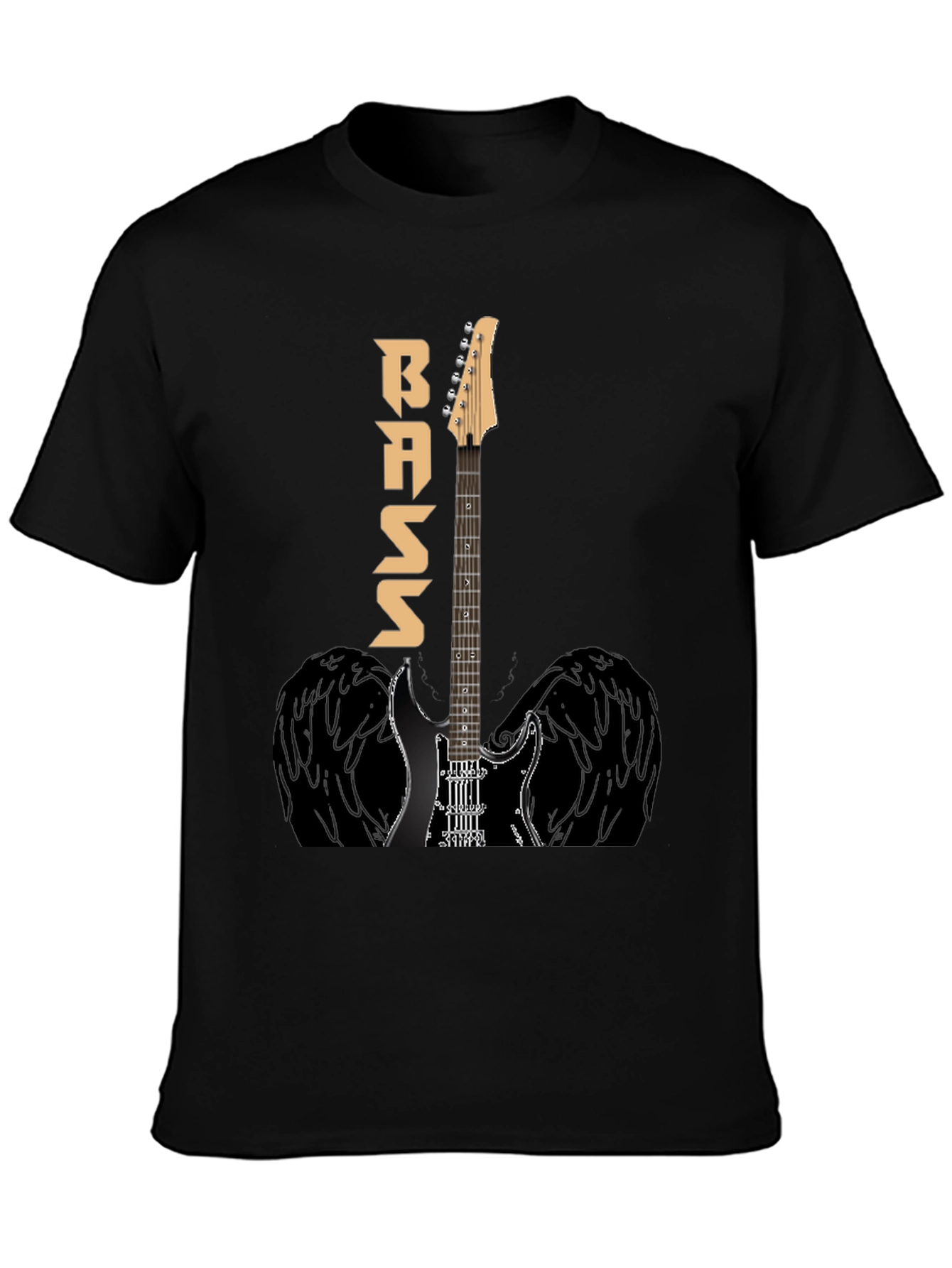 Bass Guitar Winged T-Shirt - Music Lover Tee