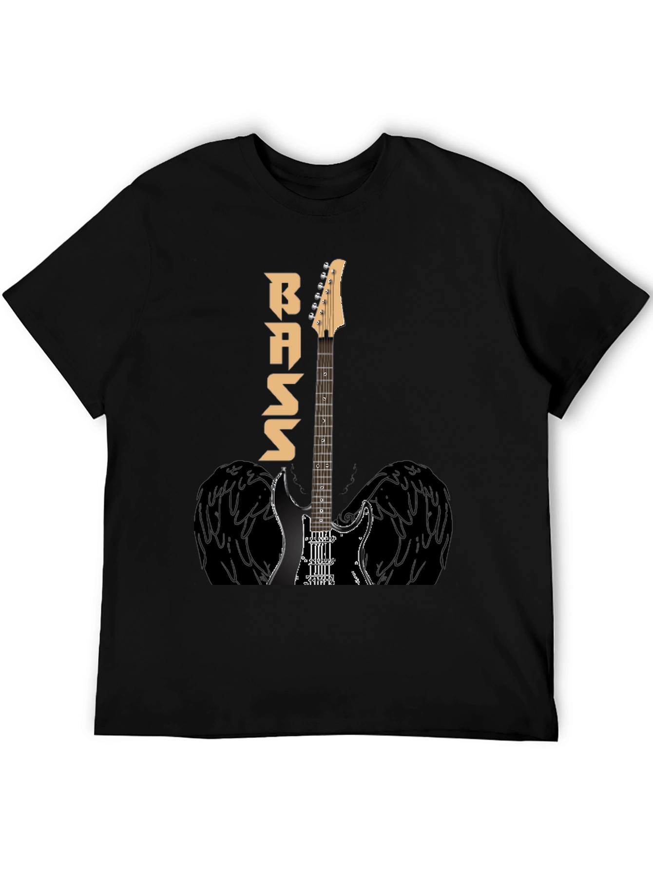 Bass Guitar Winged T-Shirt - Music Lover Tee