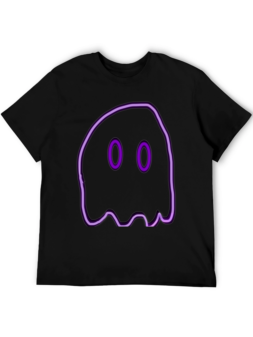 Neon Ghost Graphic Tee - Spooky Style