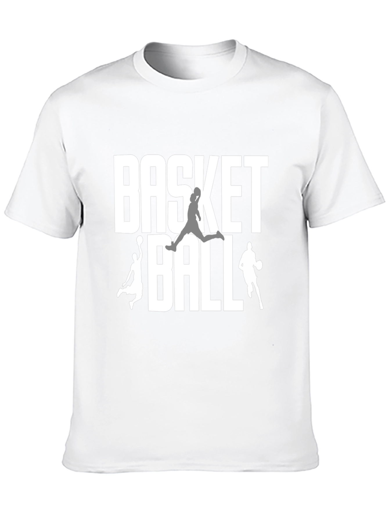 Basketball Graphic Tee | Black Cotton Blend T-Shirt