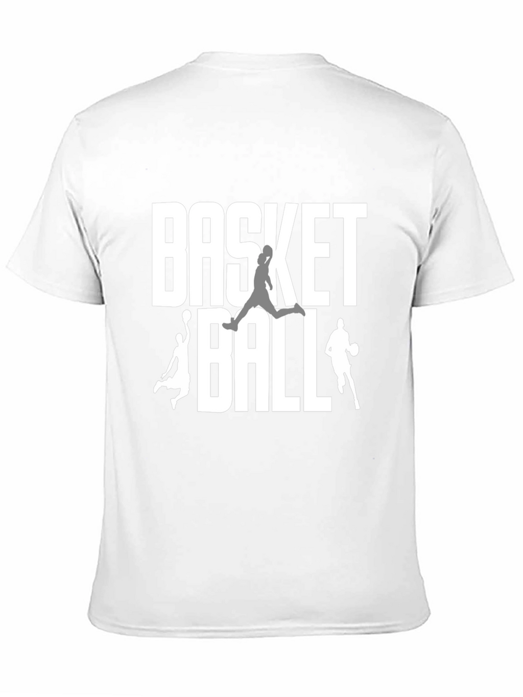 Basketball Graphic Tee | Black Cotton Blend T-Shirt
