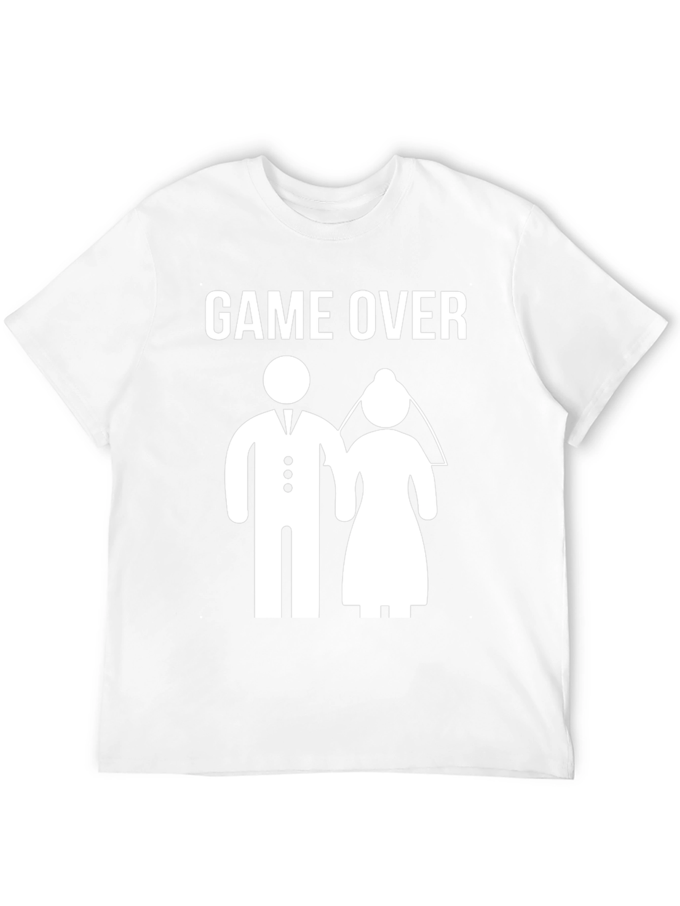Game Over Wedding T-Shirt - Funny Groom Tee