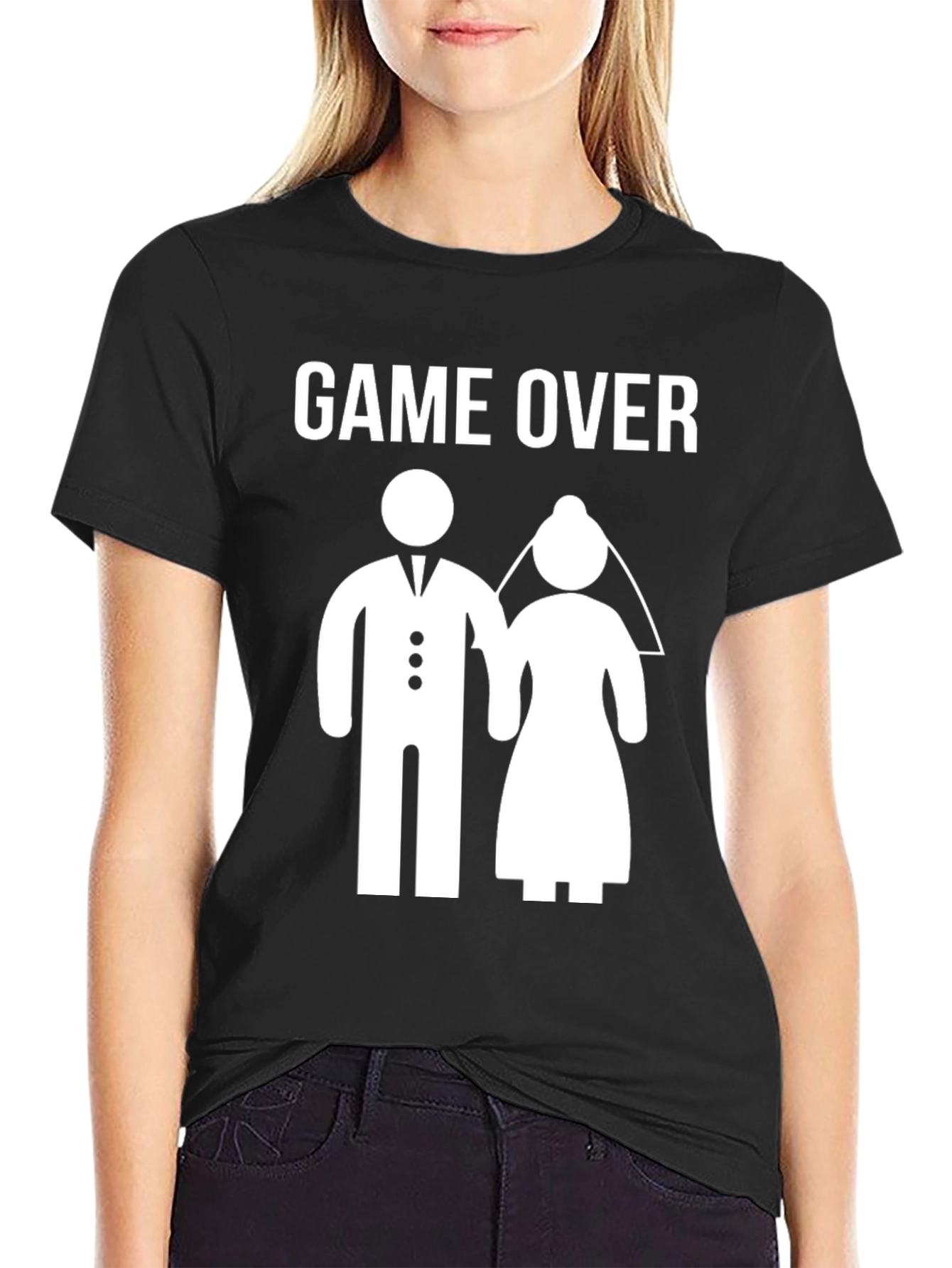 Game Over Wedding T-Shirt - Funny Groom Tee