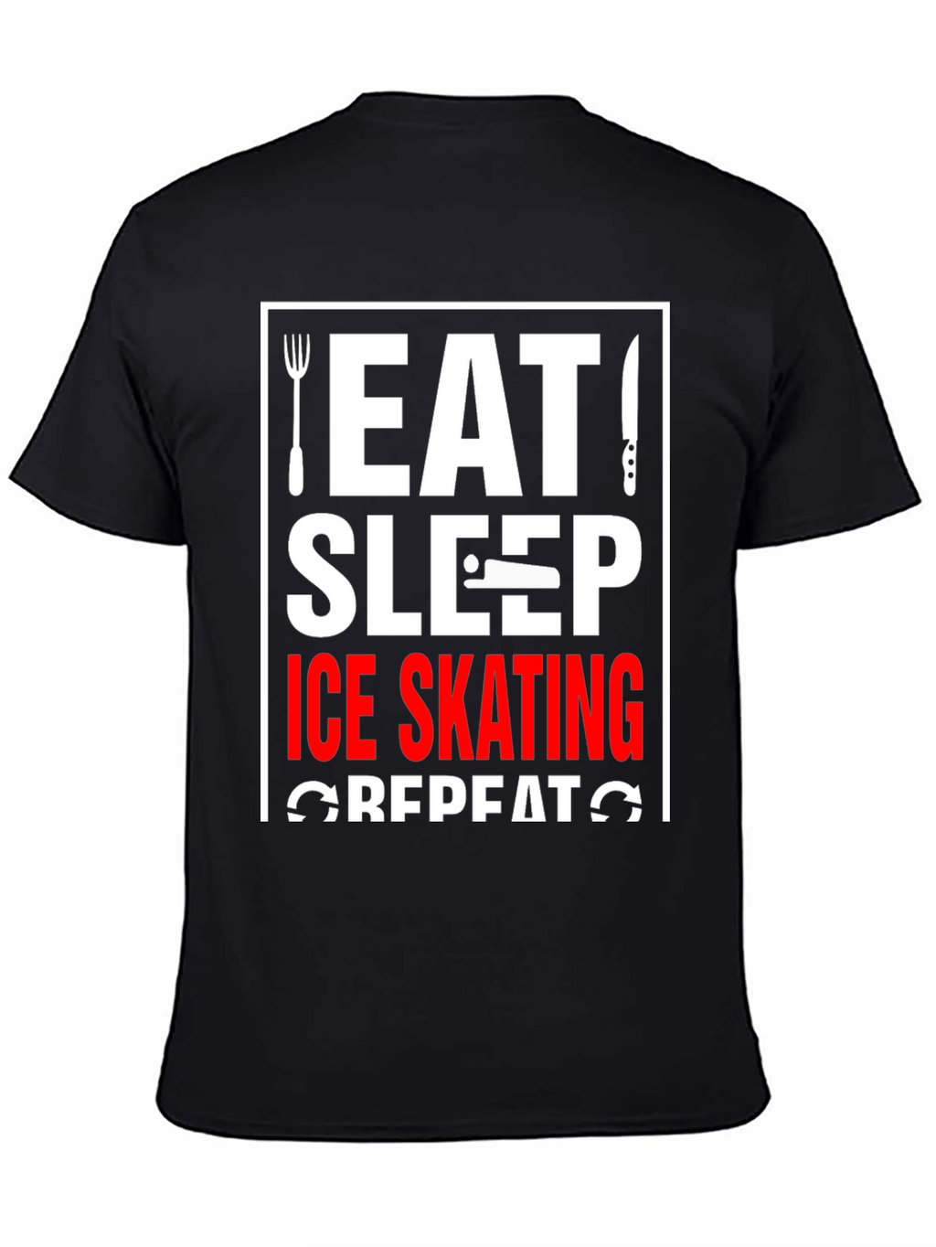 Eat Sleep Ice Skating Repeat T-Shirt