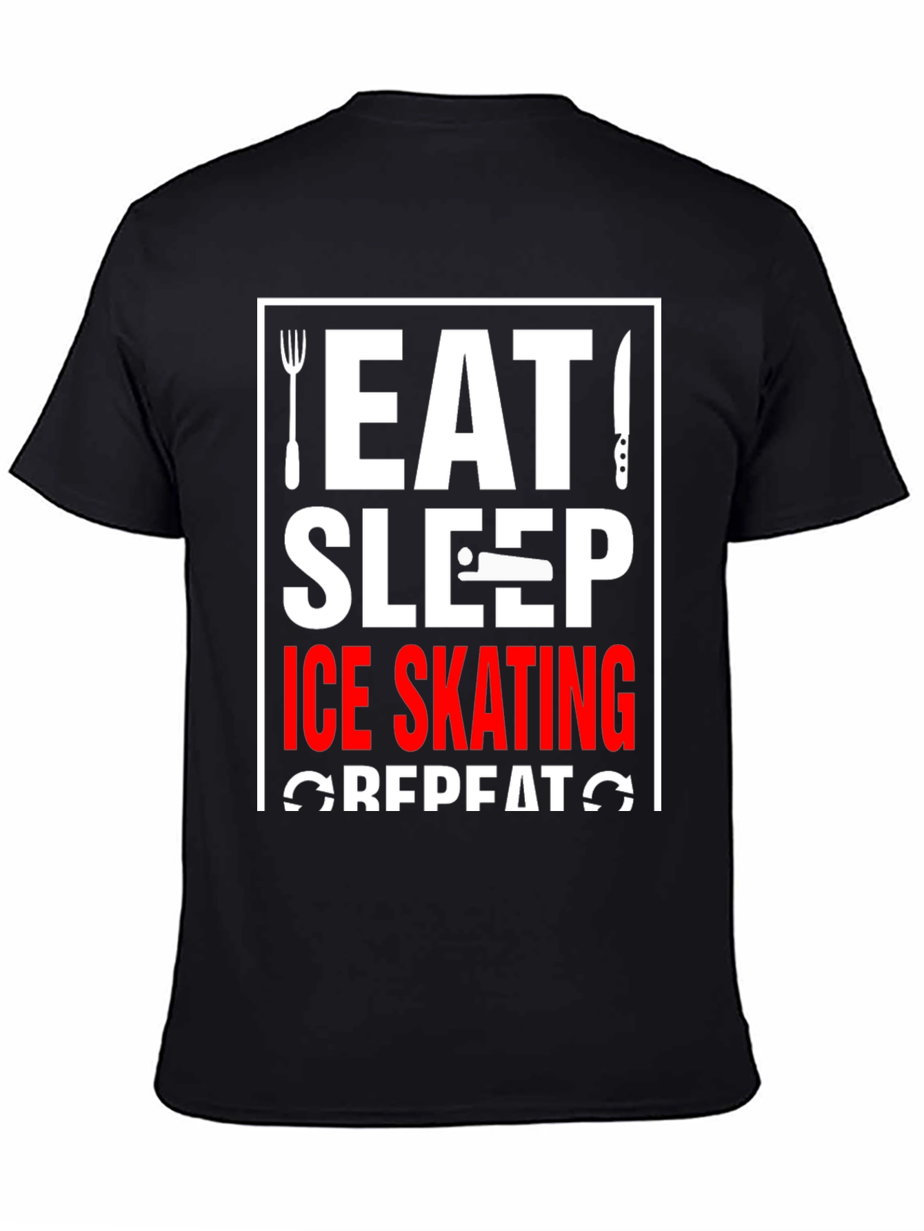 Eat Sleep Ice Skating Repeat T-Shirt