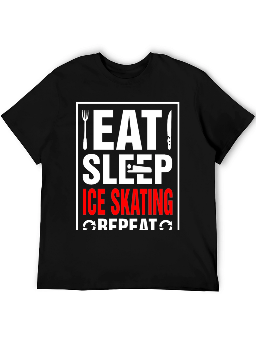 Eat Sleep Ice Skating Repeat T-Shirt