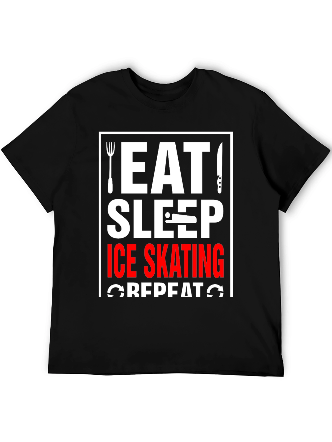 Eat Sleep Ice Skating Repeat T-Shirt