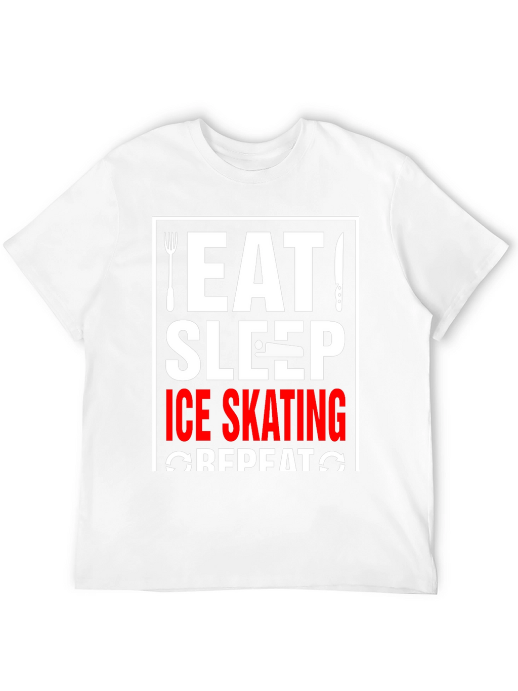 Eat Sleep Ice Skating Repeat T-Shirt