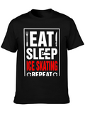 Eat Sleep Ice Skating Repeat T-Shirt