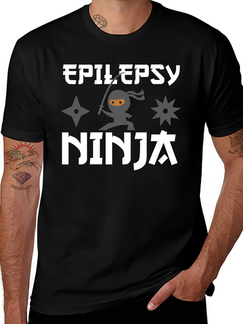 Epilepsy Ninja T-Shirt - Awareness & Support Tee