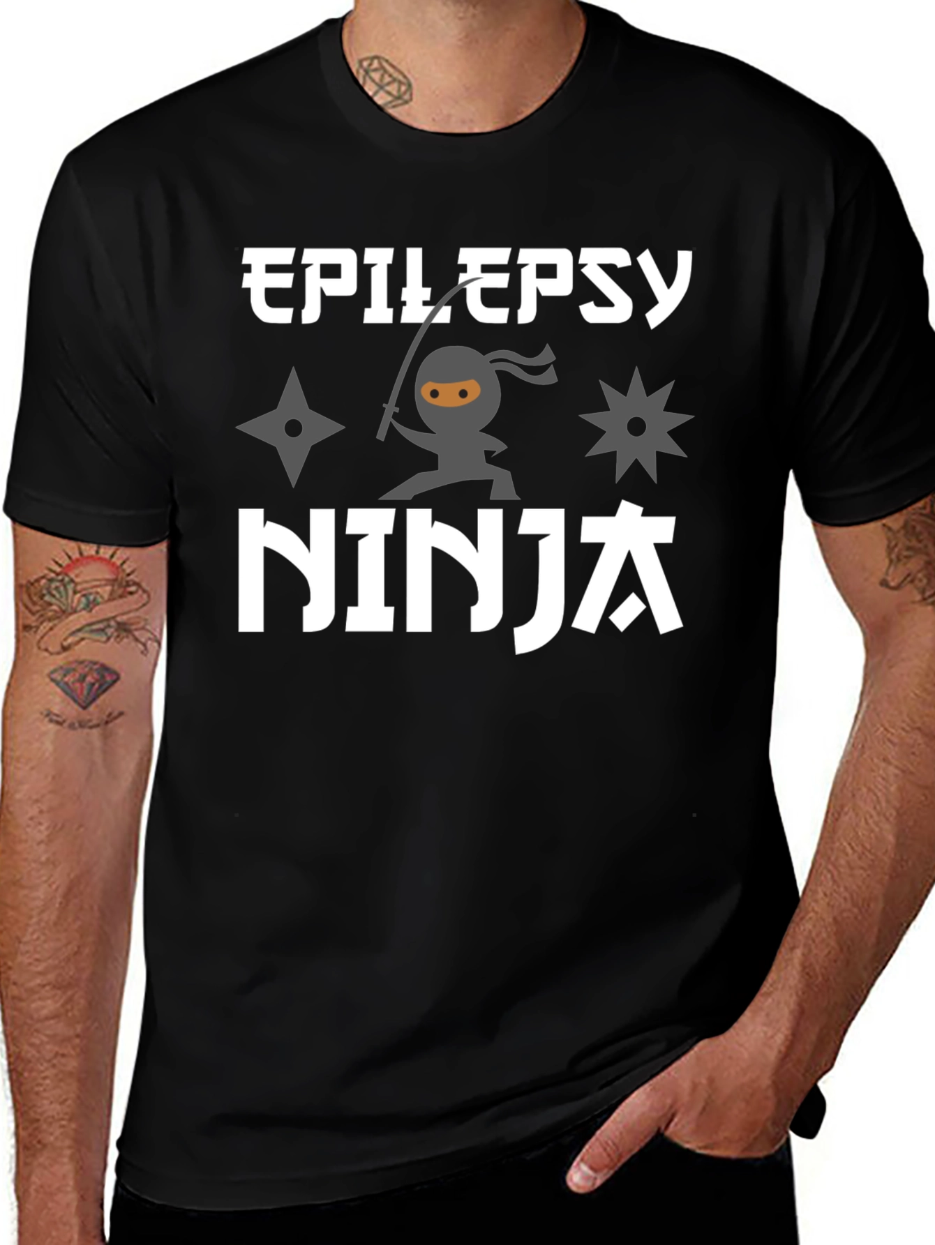 Epilepsy Ninja T-Shirt - Awareness & Support Tee