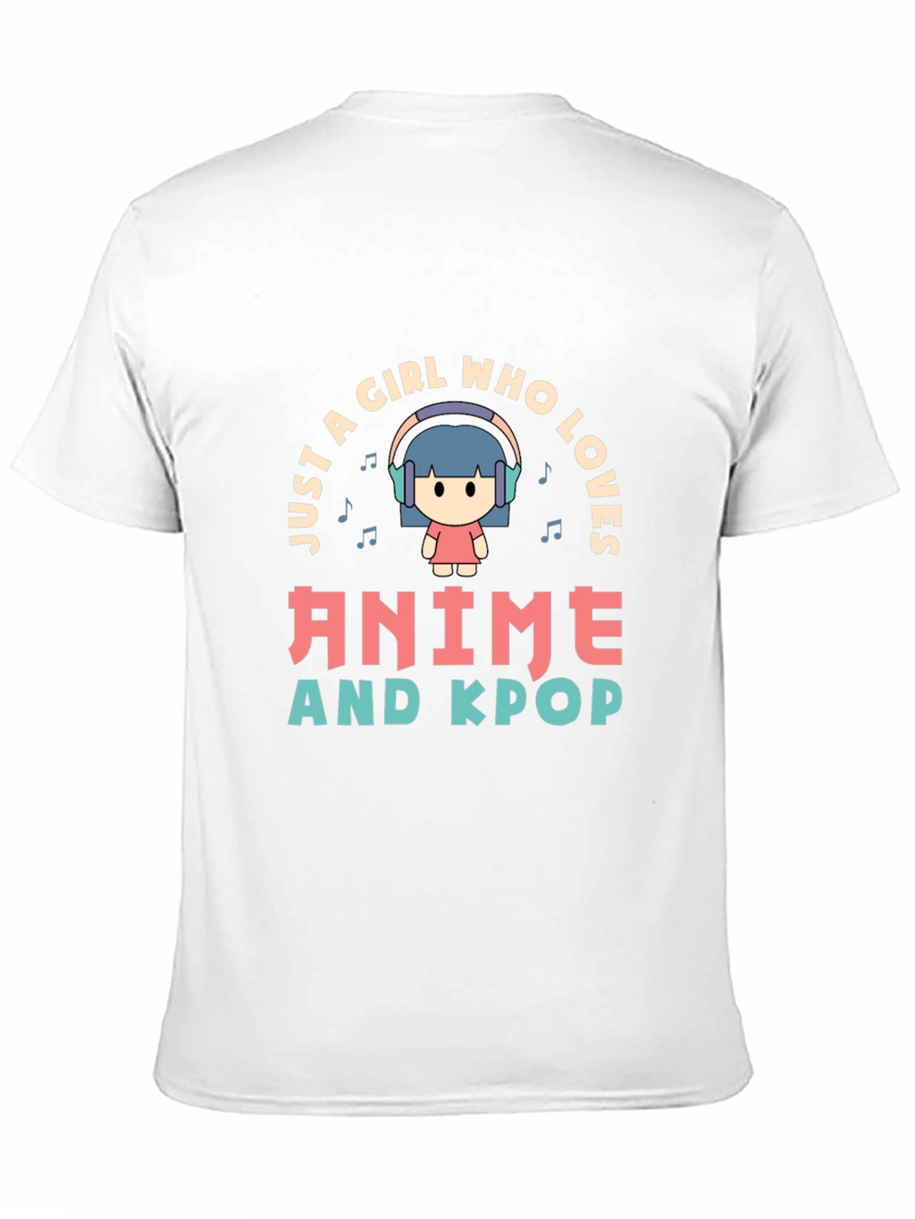 Anime & Kpop Lover T-Shirt - Cute Girl Design