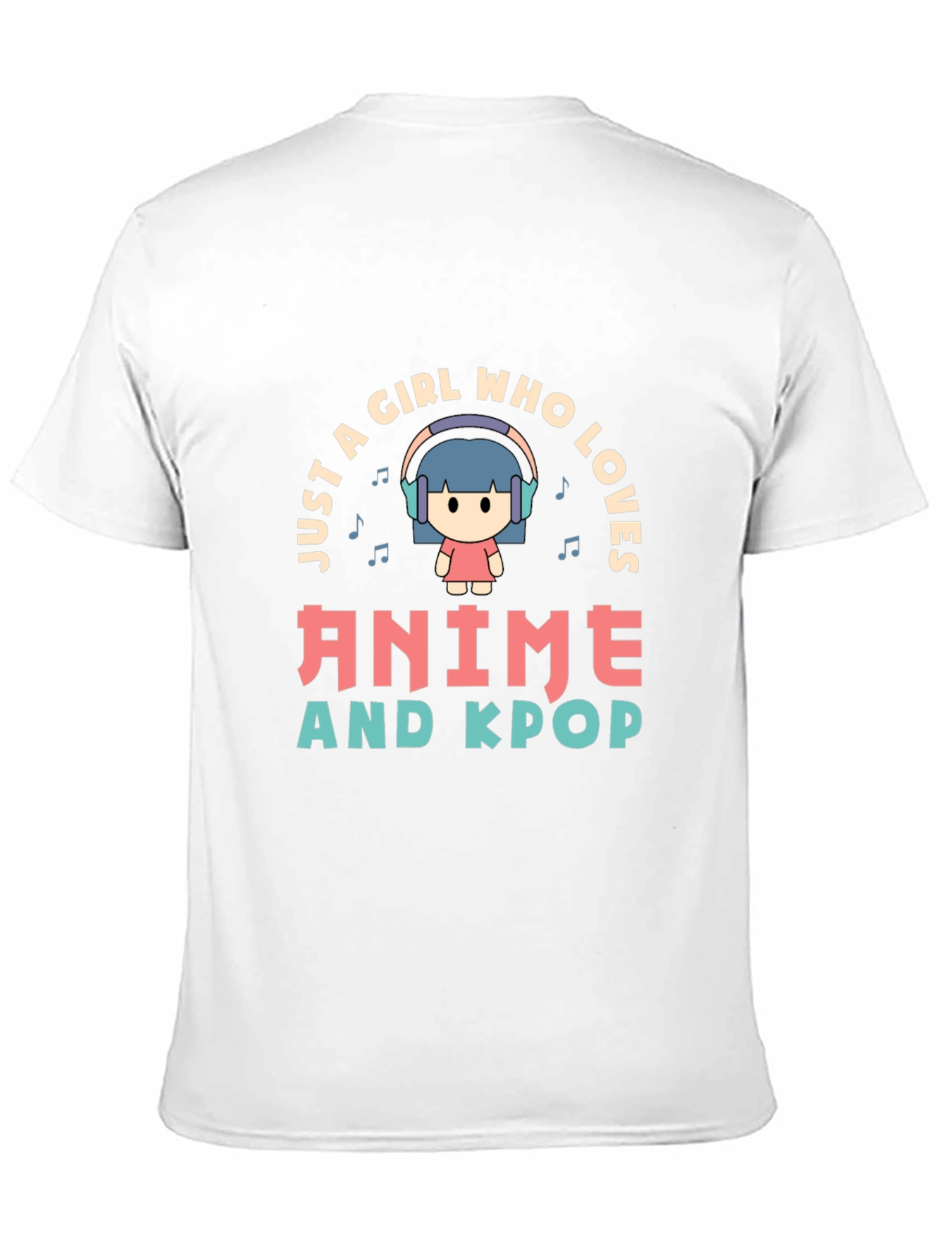 Anime & Kpop Lover T-Shirt - Cute Girl Design