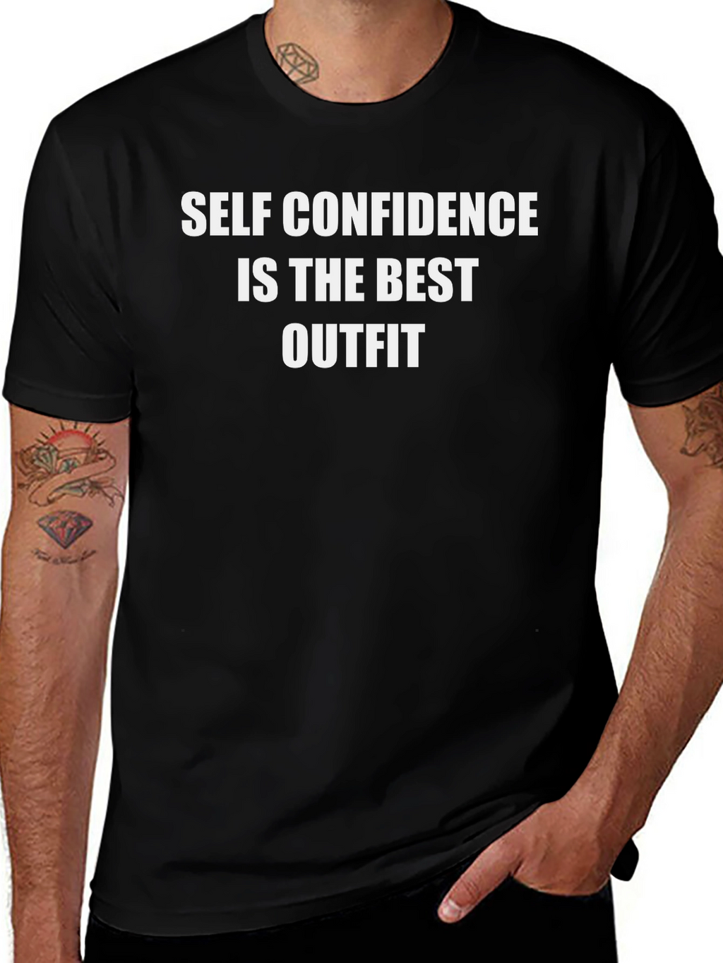 Self Confidence Graphic T-Shirt - Stylish Comfort