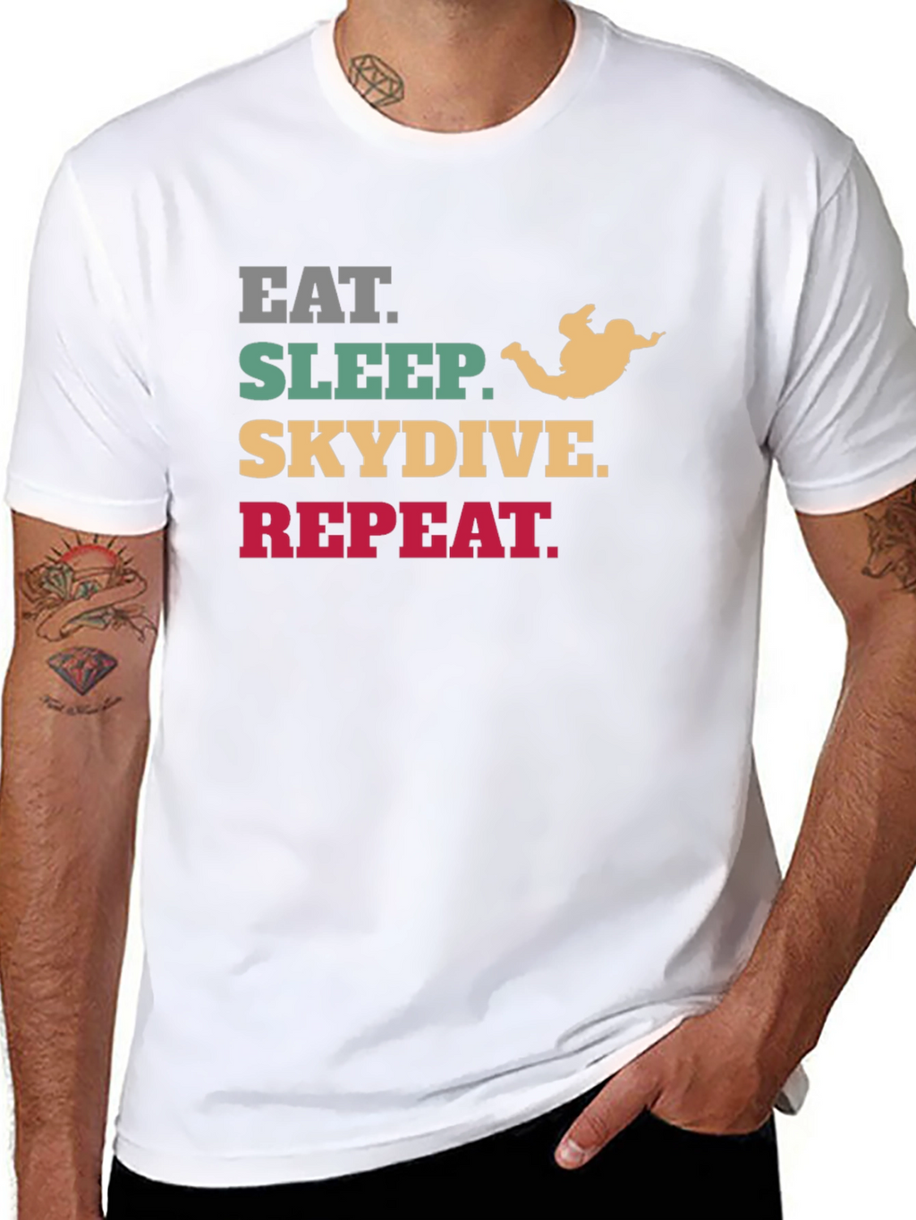 Eat Sleep Skydive Repeat T-Shirt