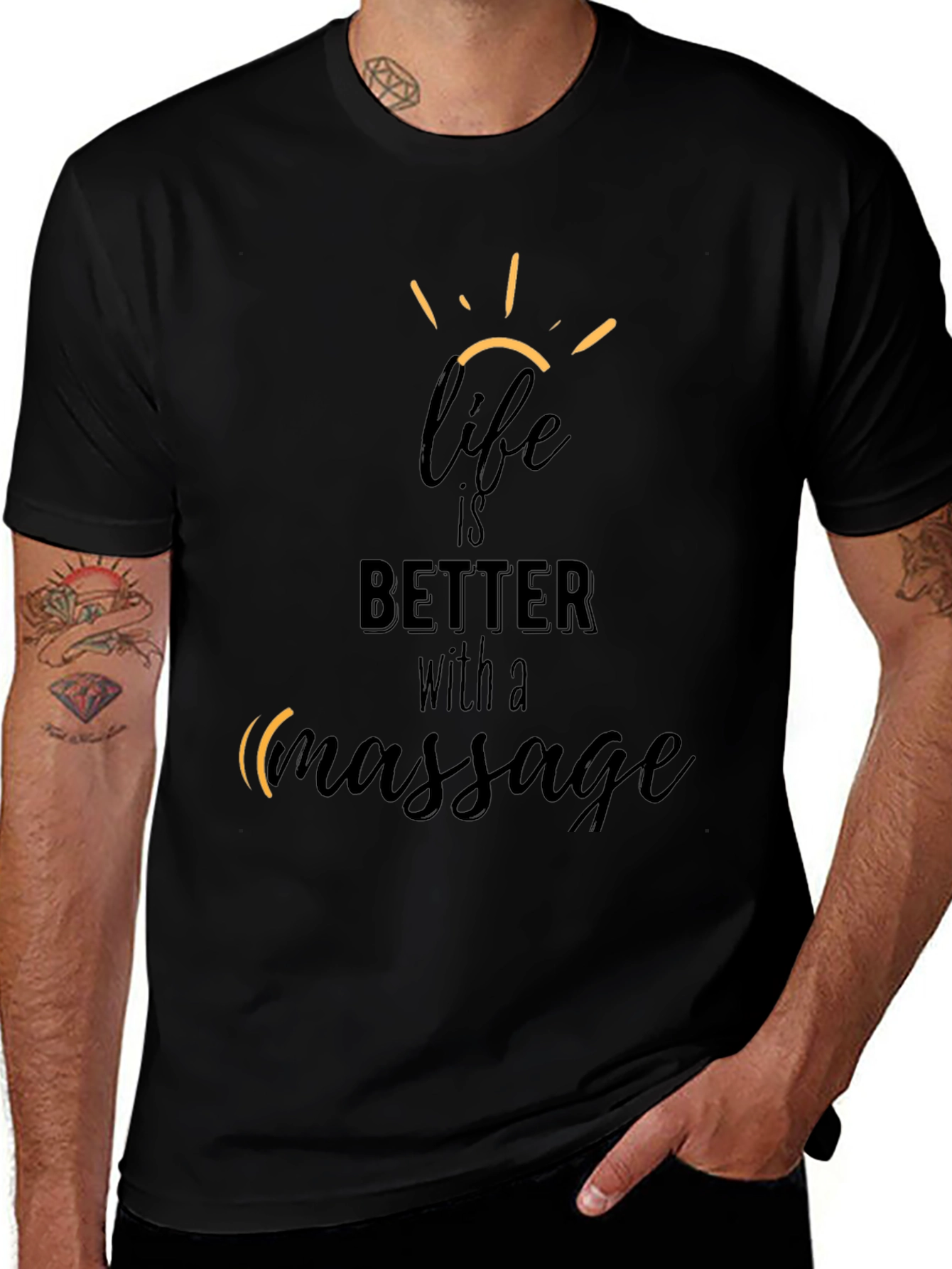 Life is Better with Massage Graphic Tee