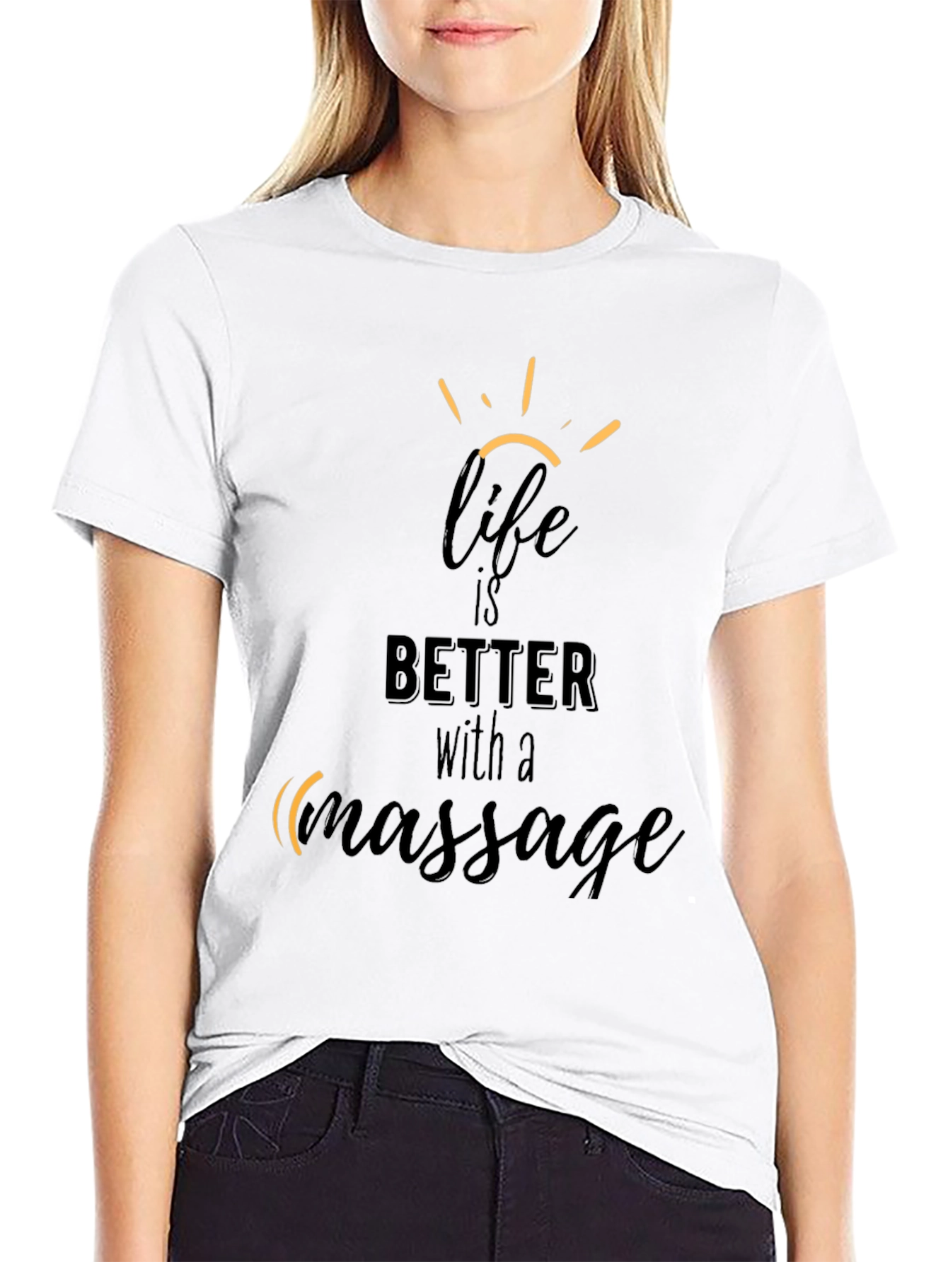 Life is Better with Massage Graphic Tee