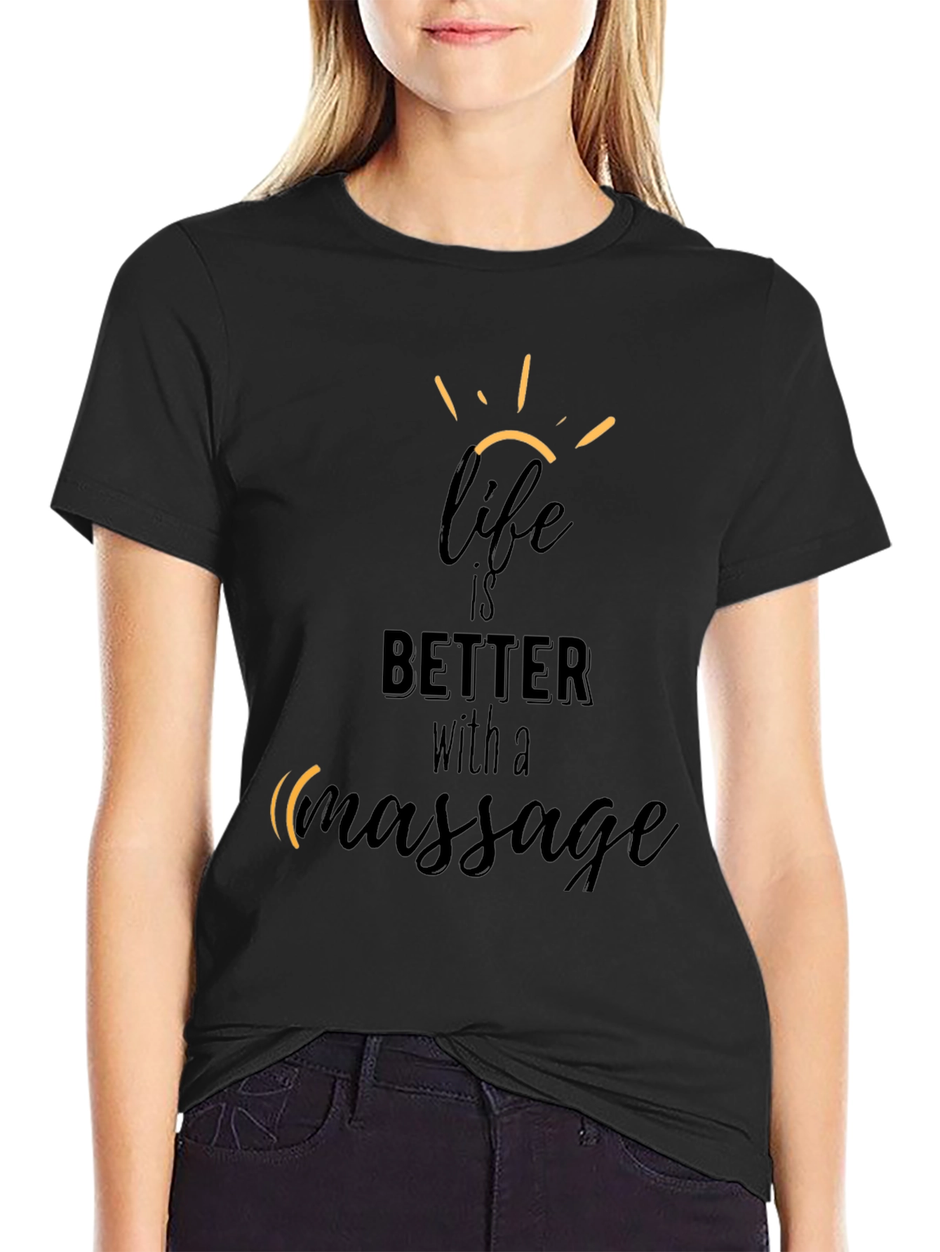 Life is Better with Massage Graphic Tee