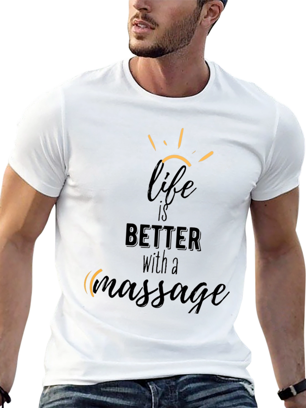 Life is Better with Massage Graphic Tee