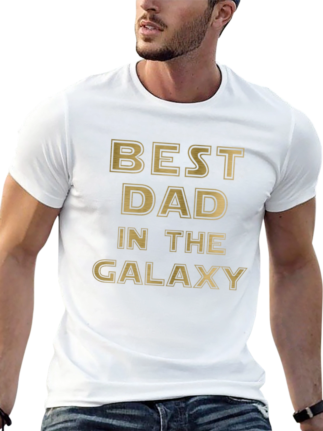 Best Dad In The Galaxy Novelty T-Shirt