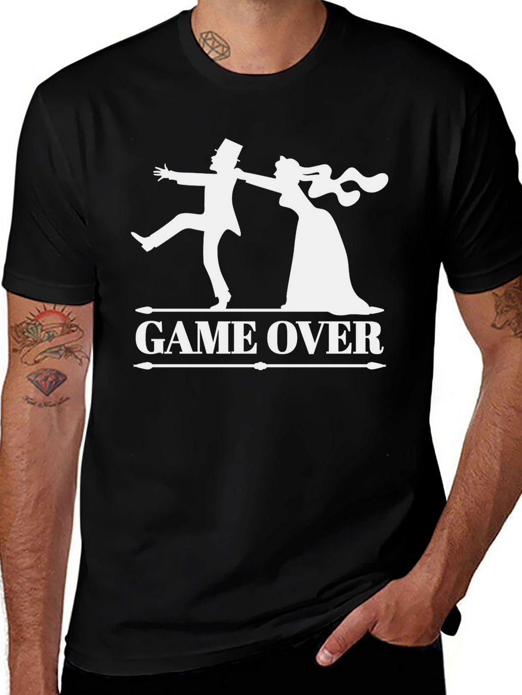 Game Over Wedding Humor T-Shirt