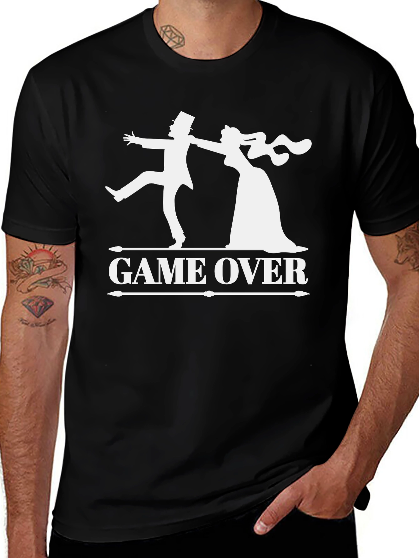 Game Over Wedding Humor T-Shirt
