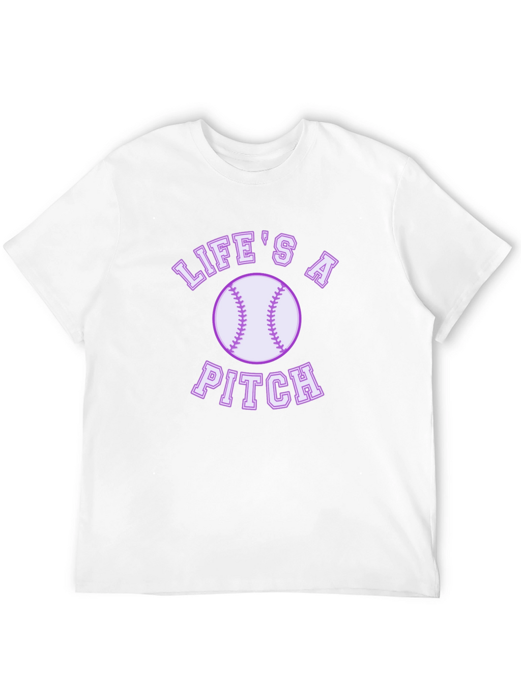 Lifes A Pitch T-Shirt Baseball Tee