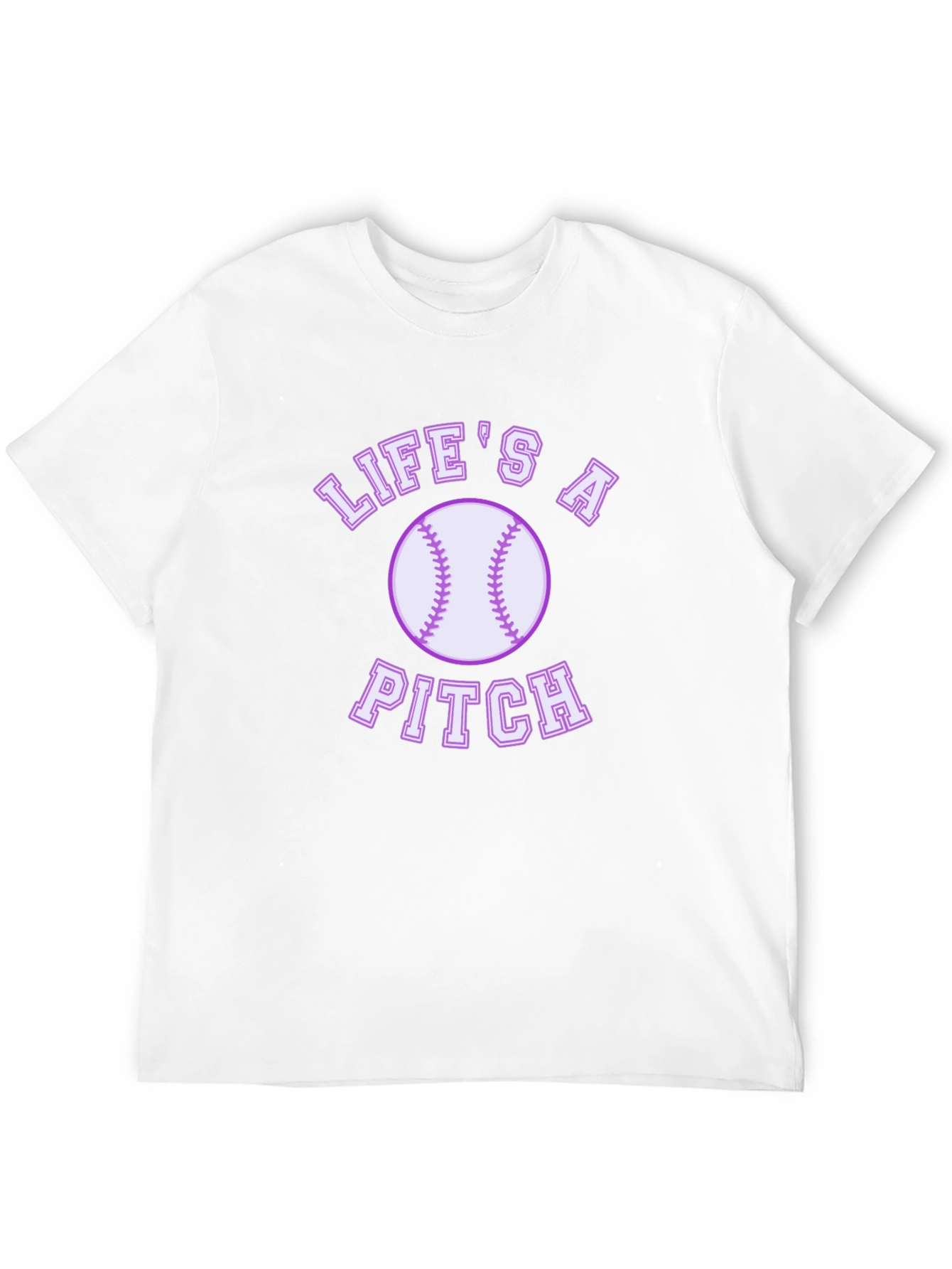 Lifes A Pitch T-Shirt Baseball Tee