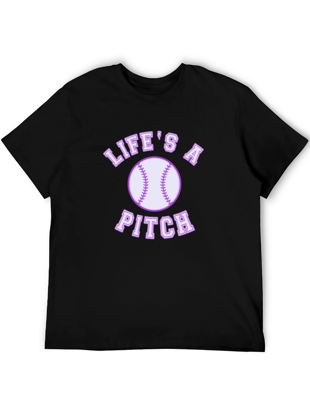 Lifes A Pitch T-Shirt Baseball Tee