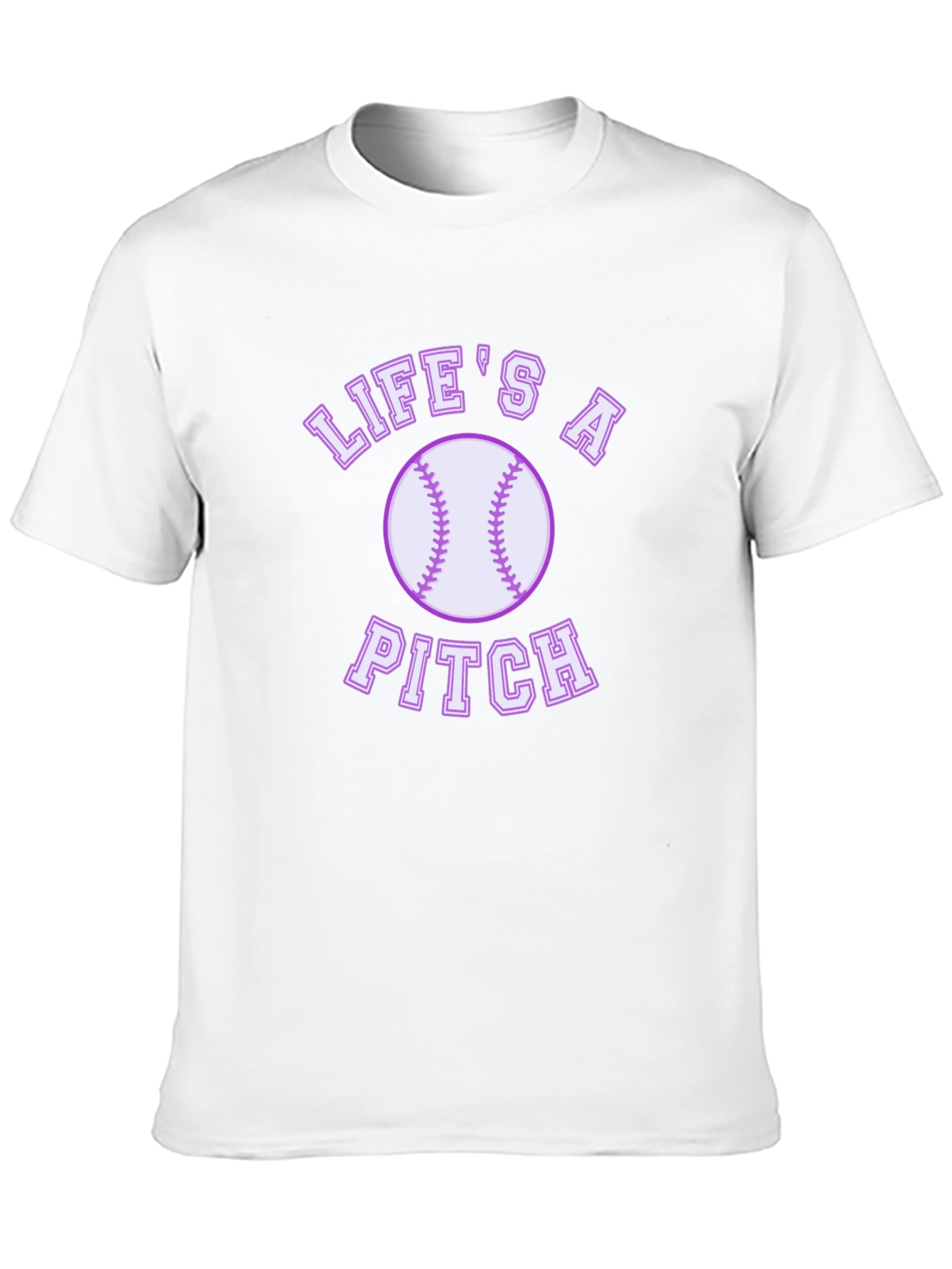 Lifes A Pitch T-Shirt Baseball Tee