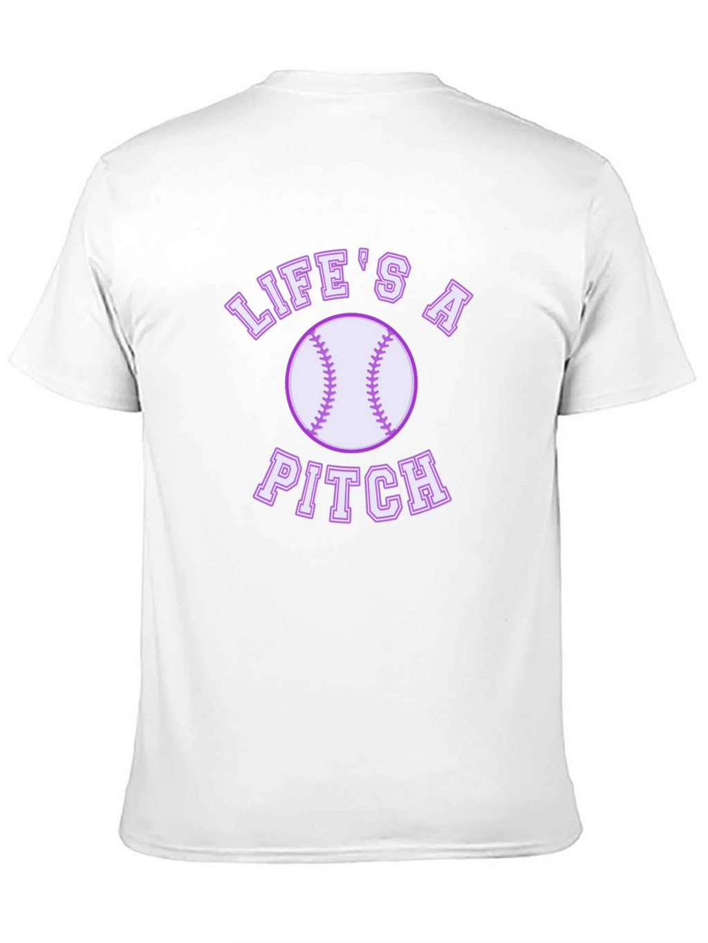 Lifes A Pitch T-Shirt Baseball Tee