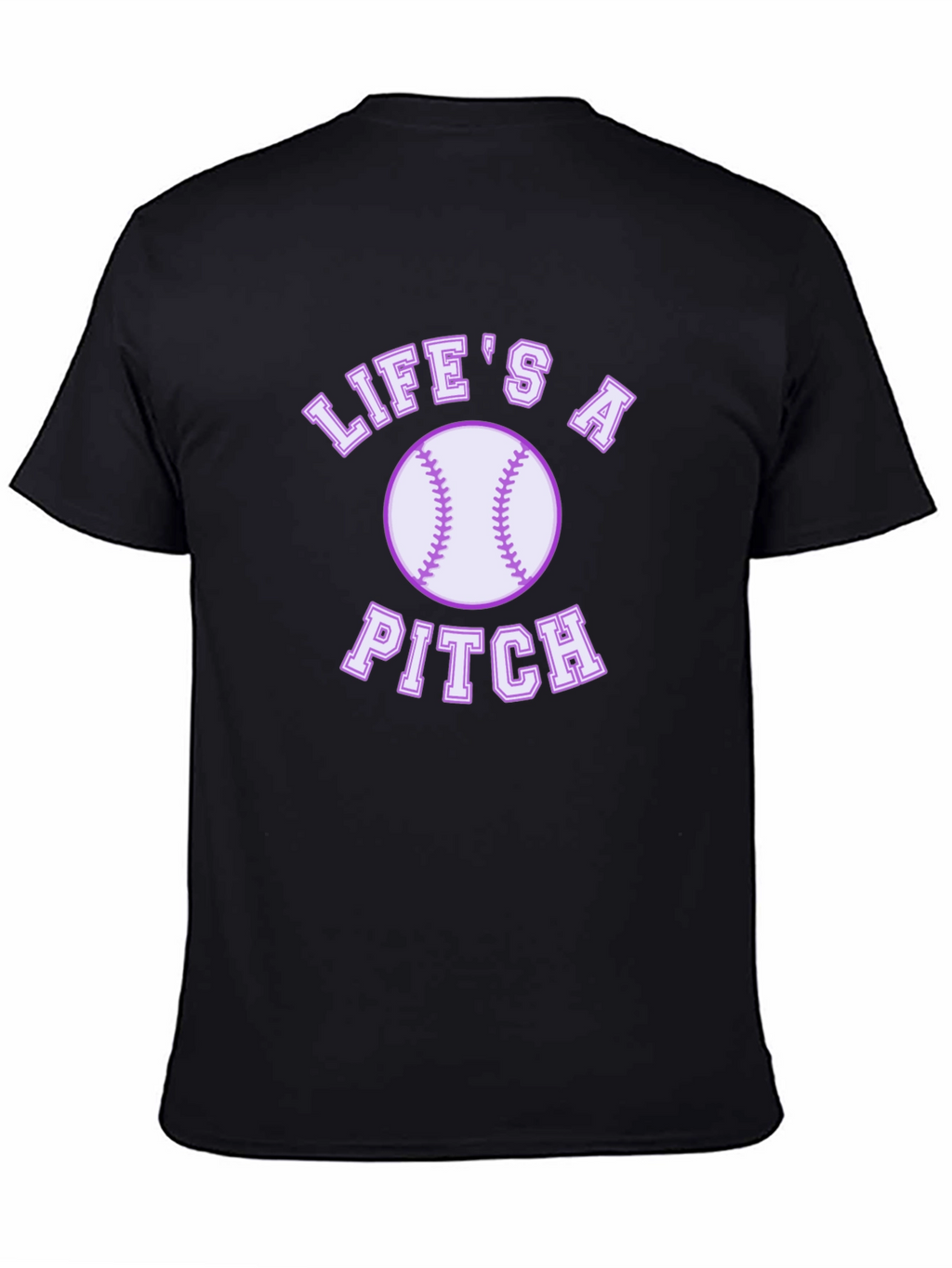Lifes A Pitch T-Shirt Baseball Tee