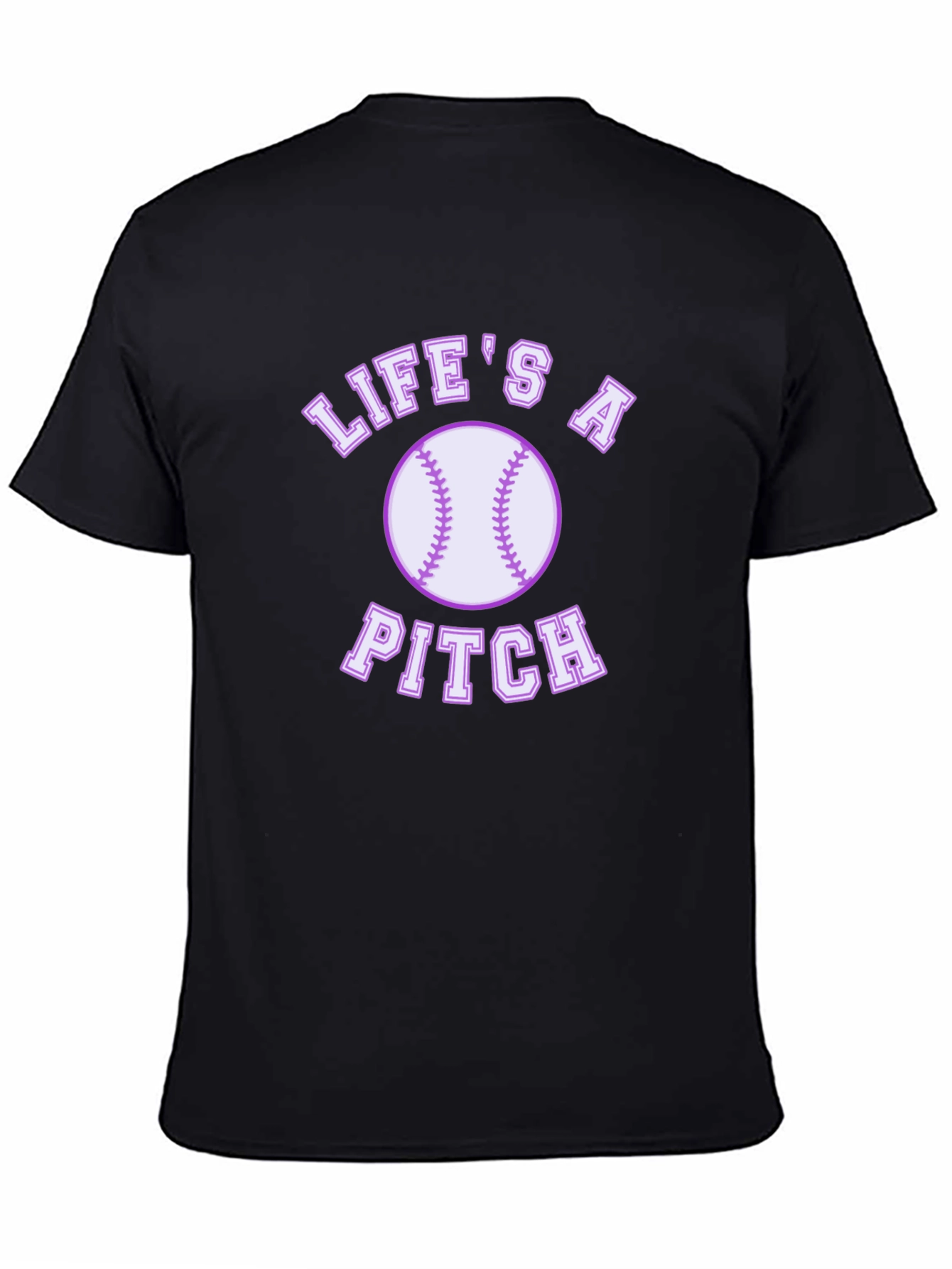 Lifes A Pitch T-Shirt Baseball Tee