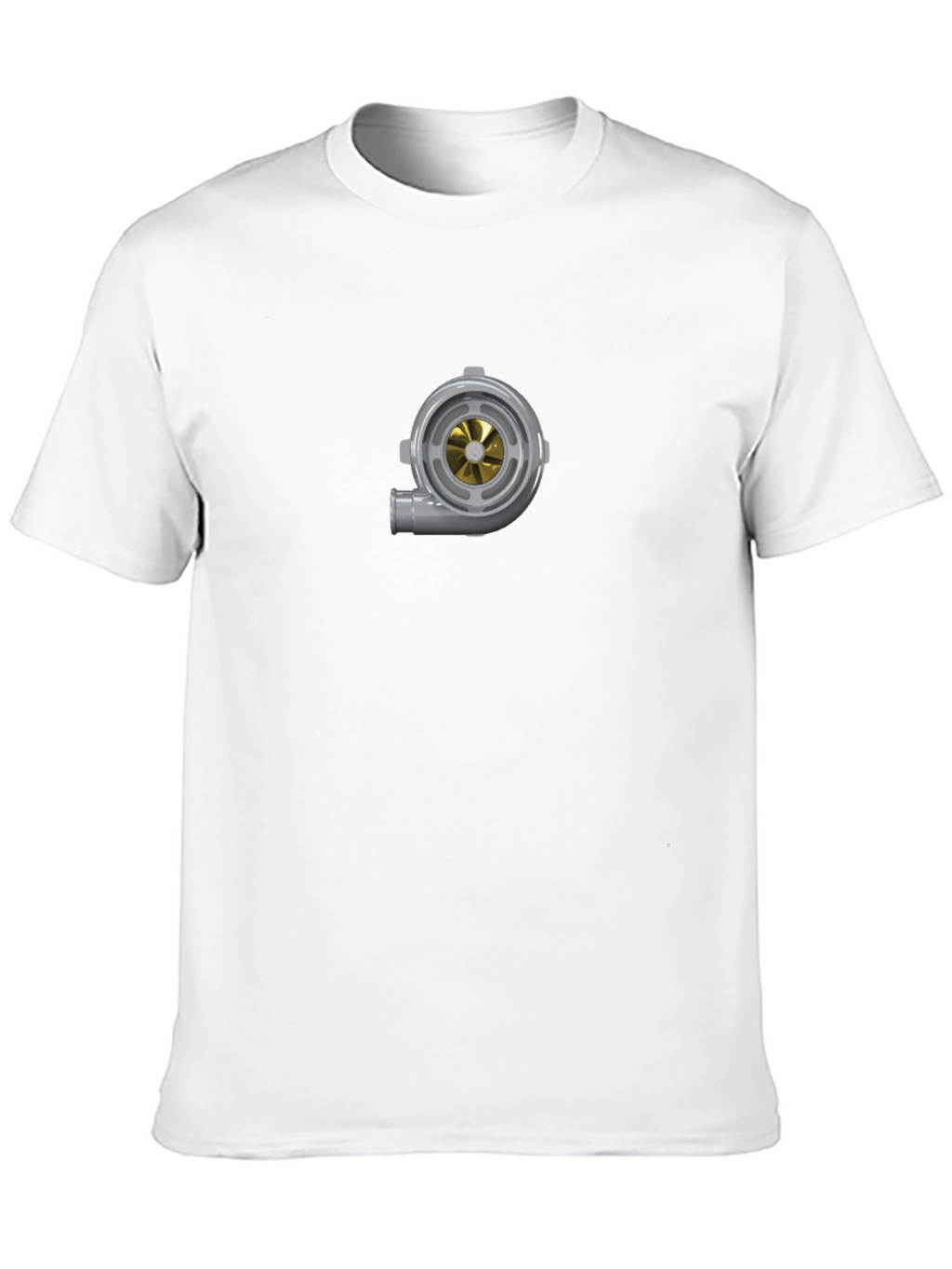Turbocharged Style: Black Graphic Tee for Car Enthusiasts