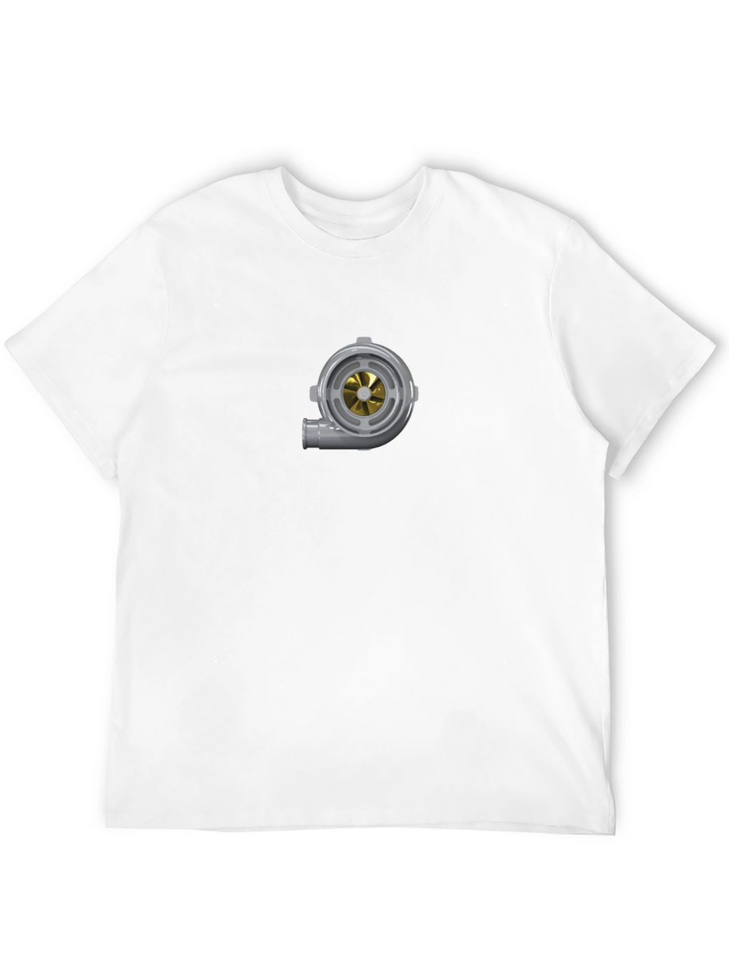 Turbocharged Style: Black Graphic Tee for Car Enthusiasts
