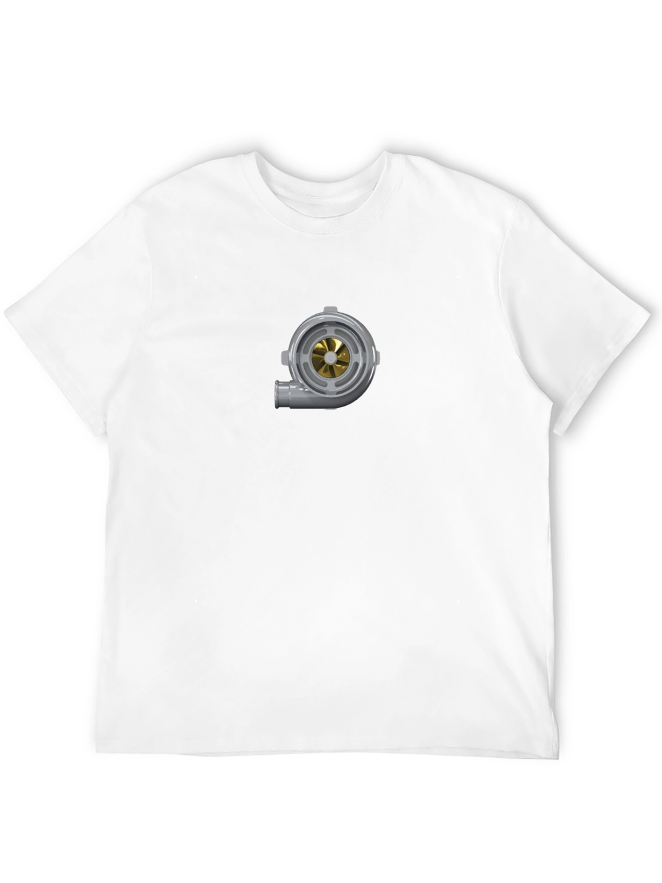 Turbocharged Style: Black Graphic Tee for Car Enthusiasts