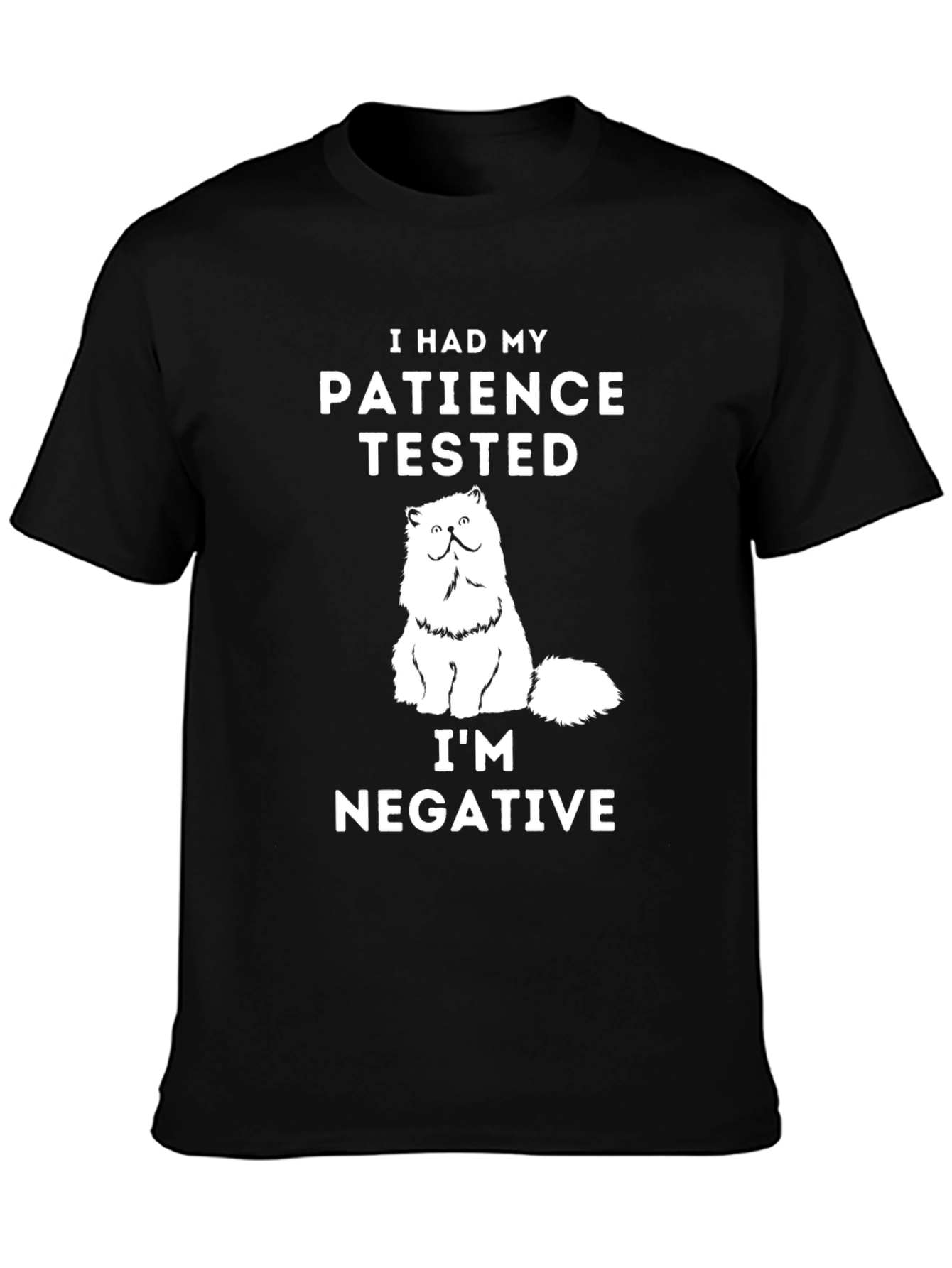 Patience Tested Cat Graphic T-Shirt