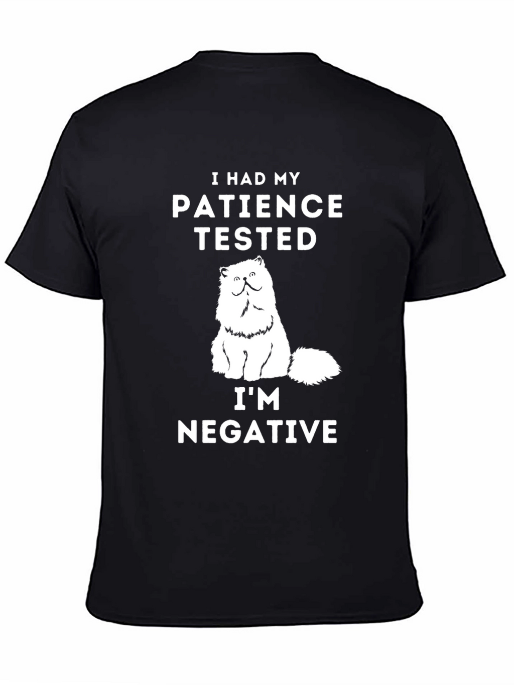 Patience Tested Cat Graphic T-Shirt