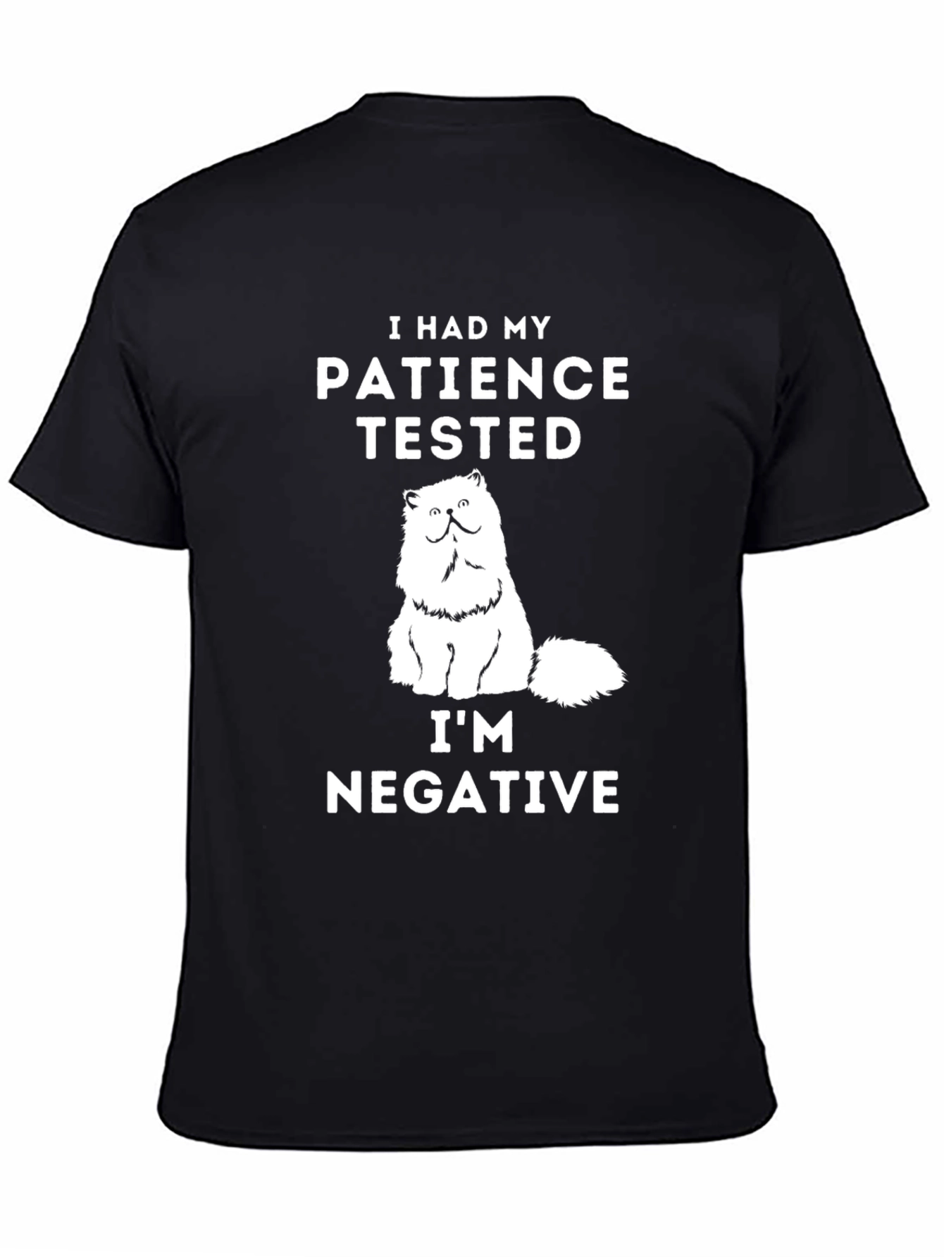 Patience Tested Cat Graphic T-Shirt