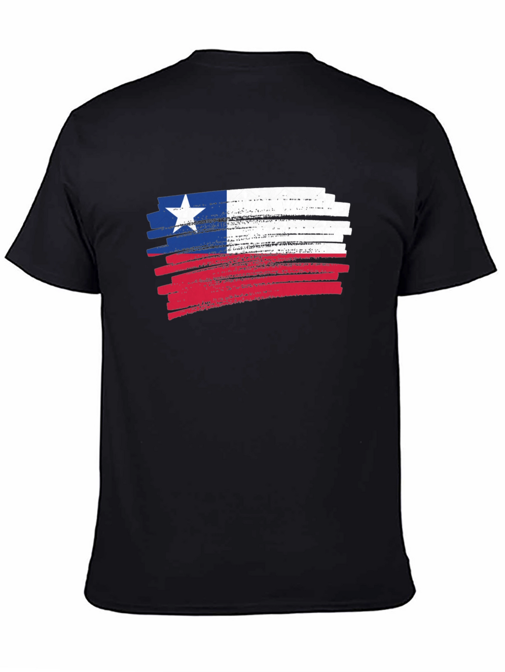 Texas Flag Brush Stroke Graphic T-Shirt