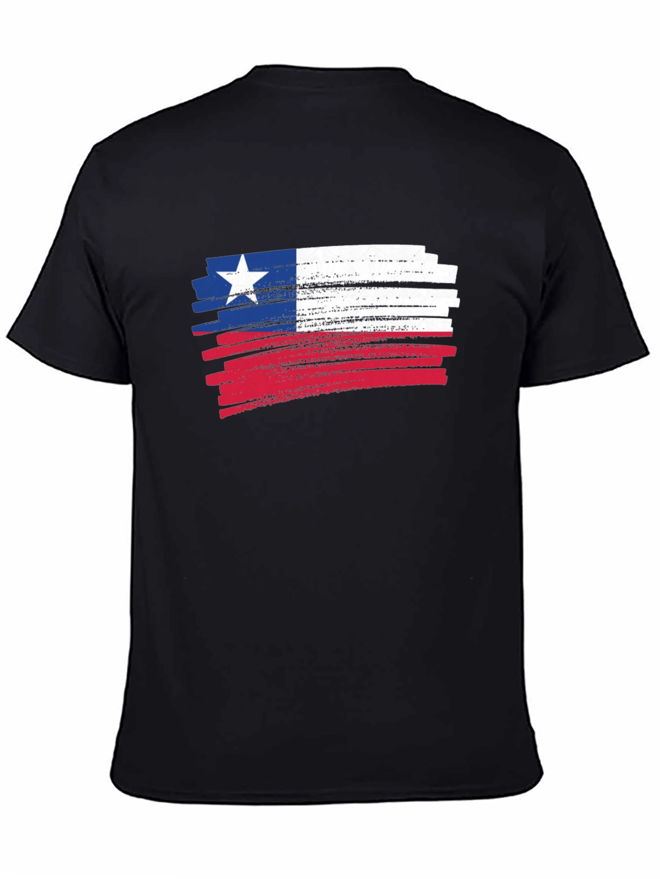 Texas Flag Brush Stroke Graphic T-Shirt