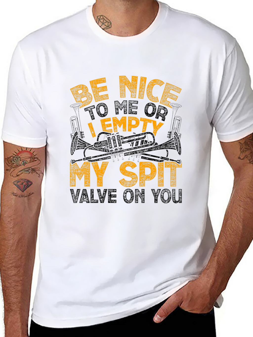 Be Nice Trumpet T-Shirt