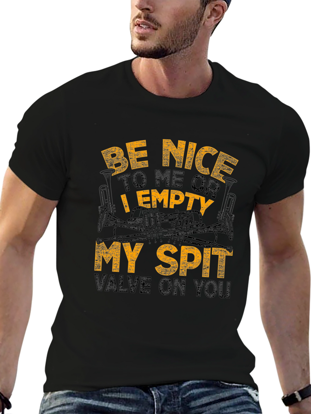 Be Nice Trumpet T-Shirt