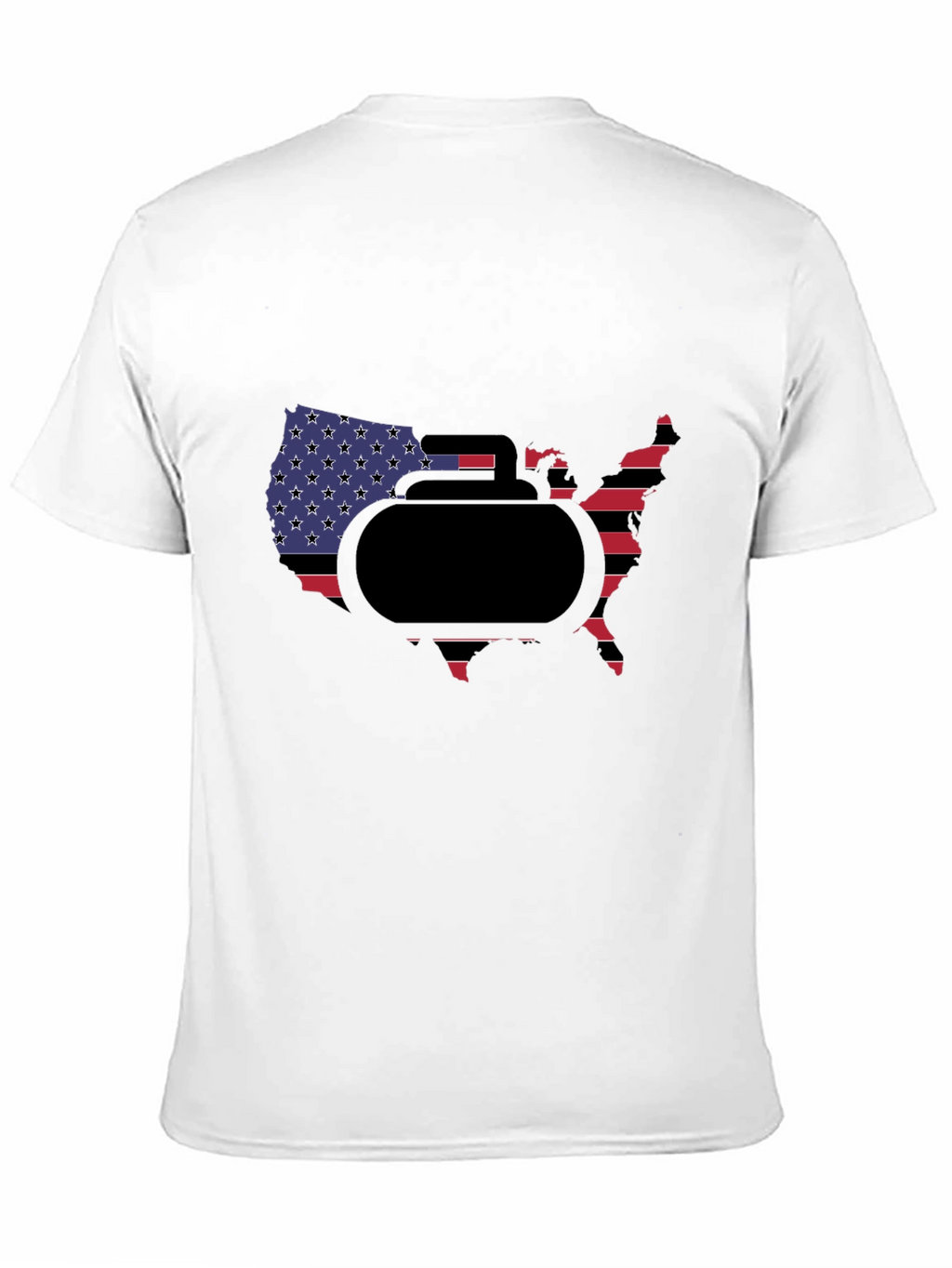 USA Curling Stone T-Shirt